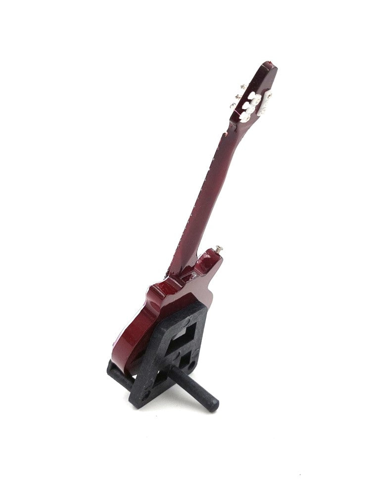 Mini Guitarra 15 cm no Estilo Brian May com Possibilidade de Personalização por Gravação
