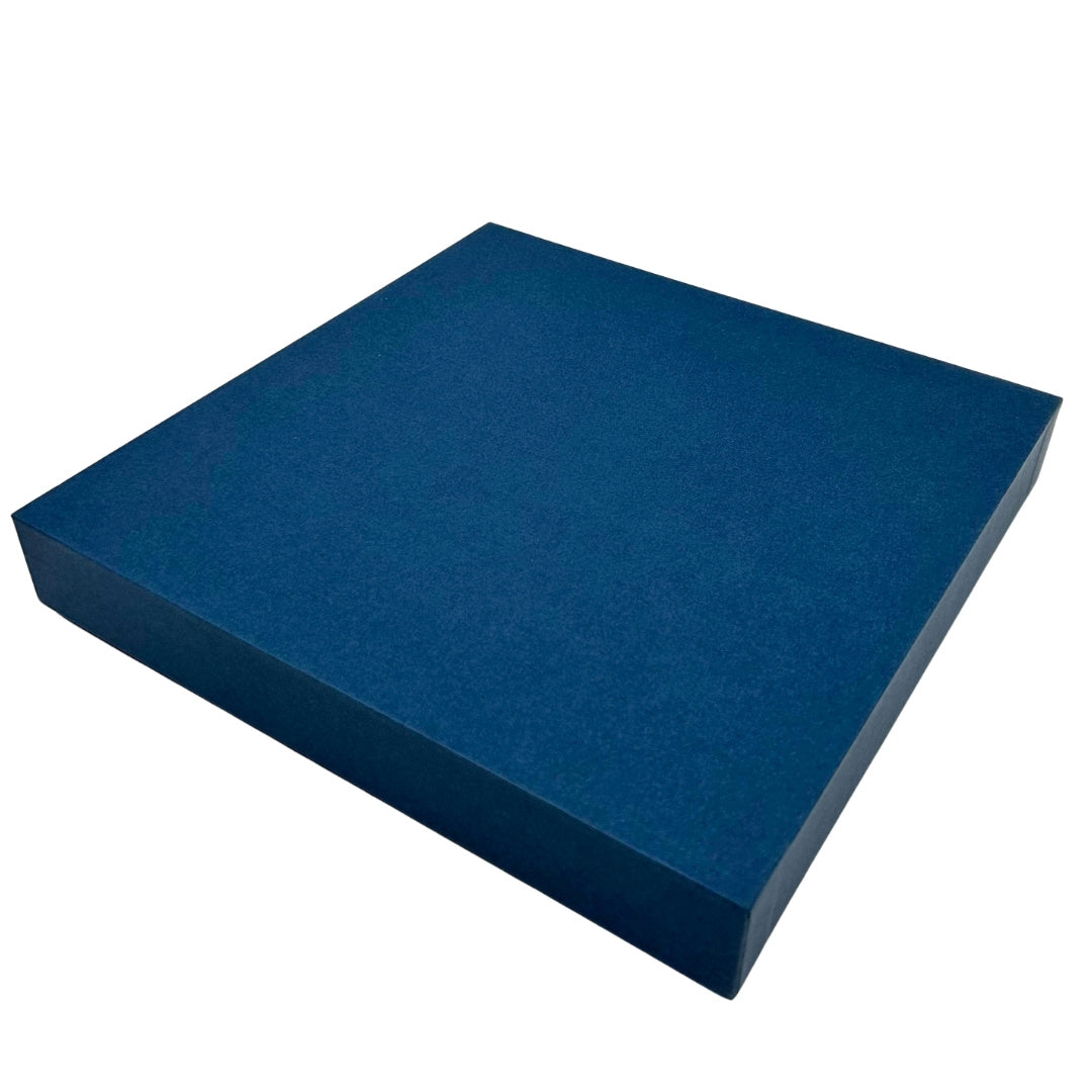 Caderno de Pele Azul Escuro Elegante A5 com Caneta e Gravação Personalizada em Caixa de Presente