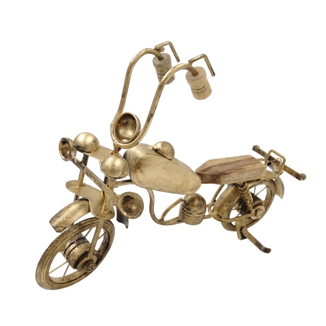 Modelo Clássico de Motociclo em Metal NC1733 com Gravação