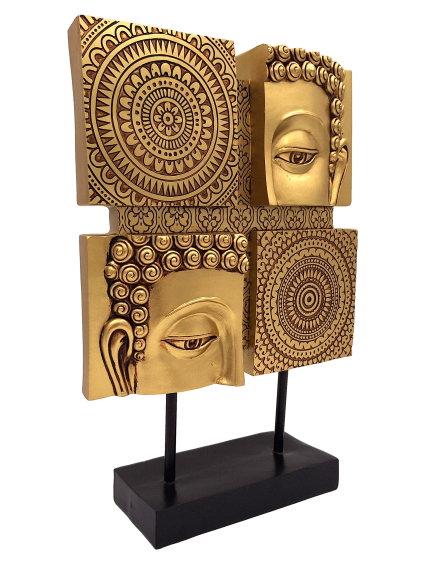 Estatueta Mandala budista com possibilidade de personalização por gravação