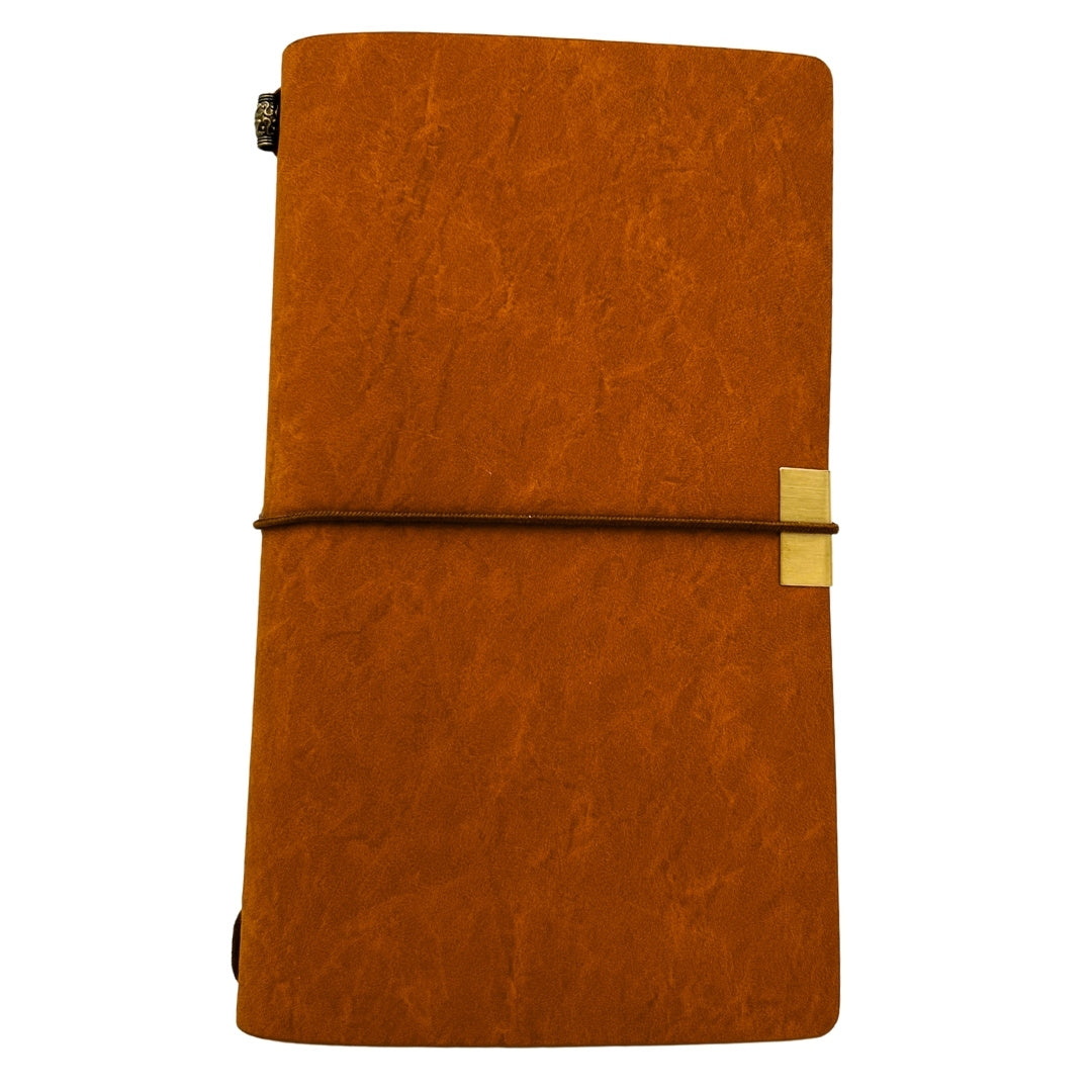 Caderno de Couro de Viajante com Gravação Personalizada