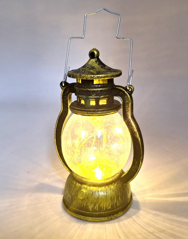 Candeeiro de noite LED em forma de lâmpada de petróleo com possibilidade de personalização por gravação, ideal para presente - altura 12,6 cm, largura 5,8 cm, certificado CE