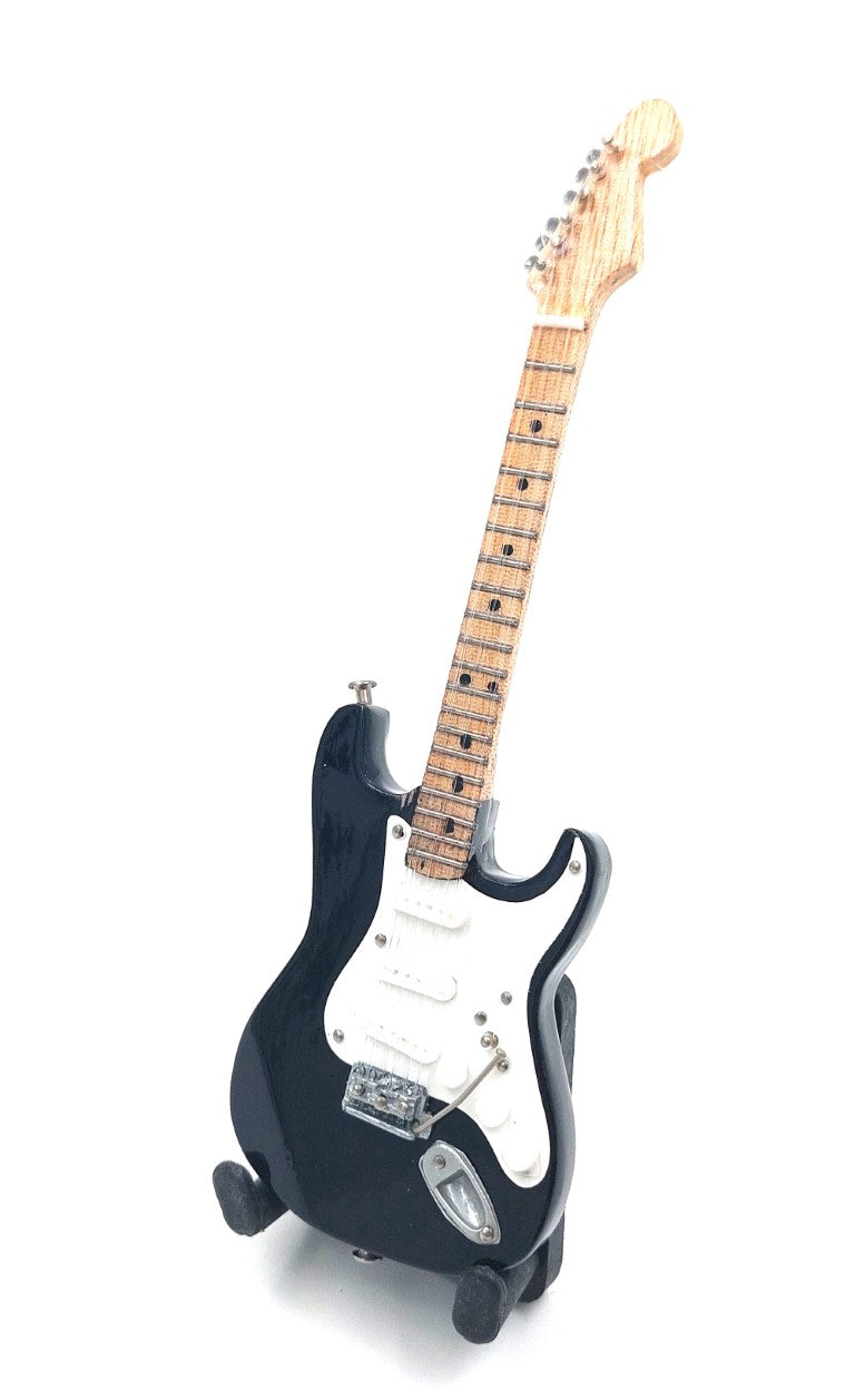 Mini guitarra colecionável 15 cm estilo E. Clapton com possibilidade de personalização com gravação