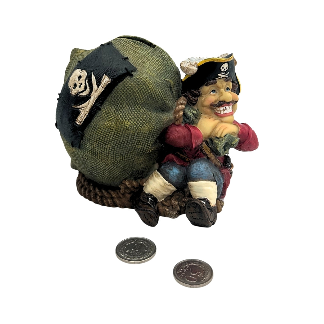 Cofre Decorativo Pirata com Tesouro 14 cm com Possibilidade de Personalização por Gravação