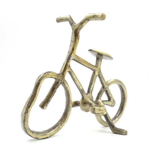 Figura de bicicleta MT209 em metal com possibilidade de personalização por gravação
