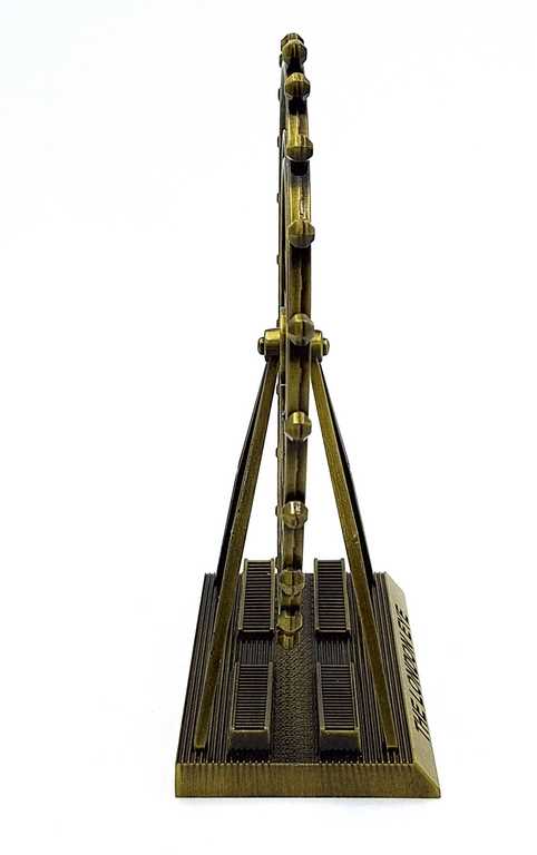 Roda gigante - decoração em metal na cor castanha/cobre com possibilidade de personalização por gravação