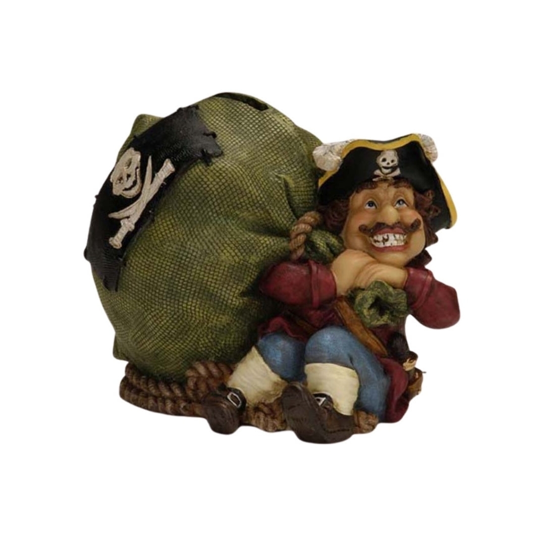 Cofre Decorativo Pirata com Tesouro 14 cm com Possibilidade de Personalização por Gravação