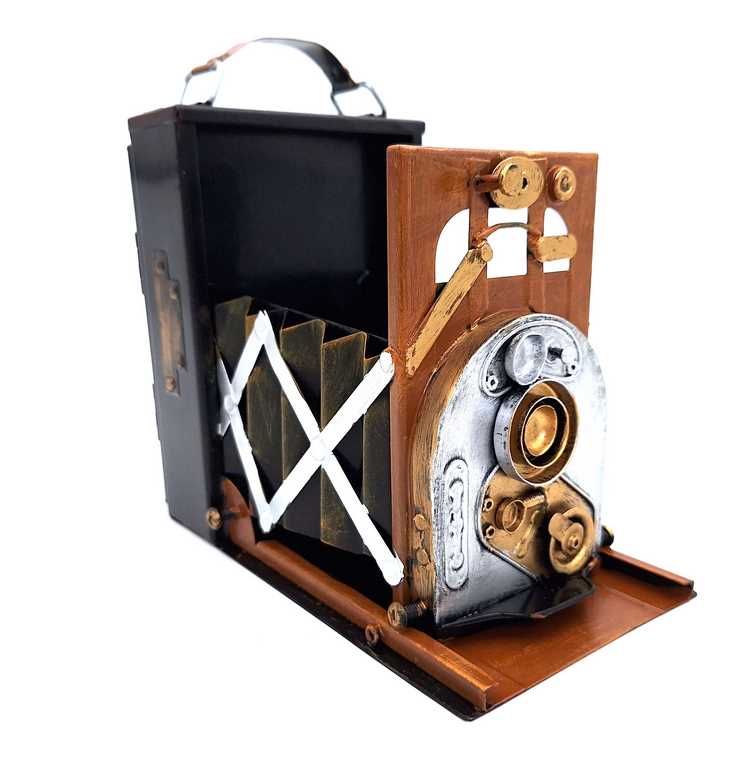 Câmara fotográfica retro A144 com possibilidade de personalização por gravação