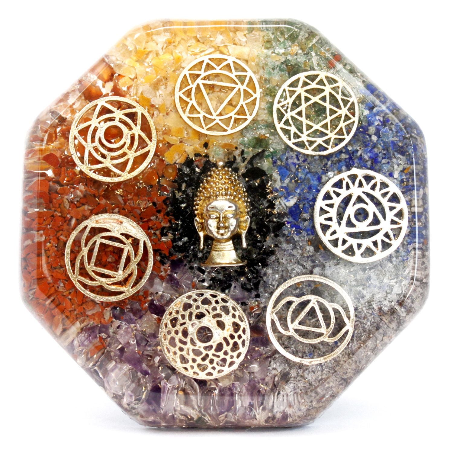Pacote de Energia para Secretária Orgonite - Chakra Buda
