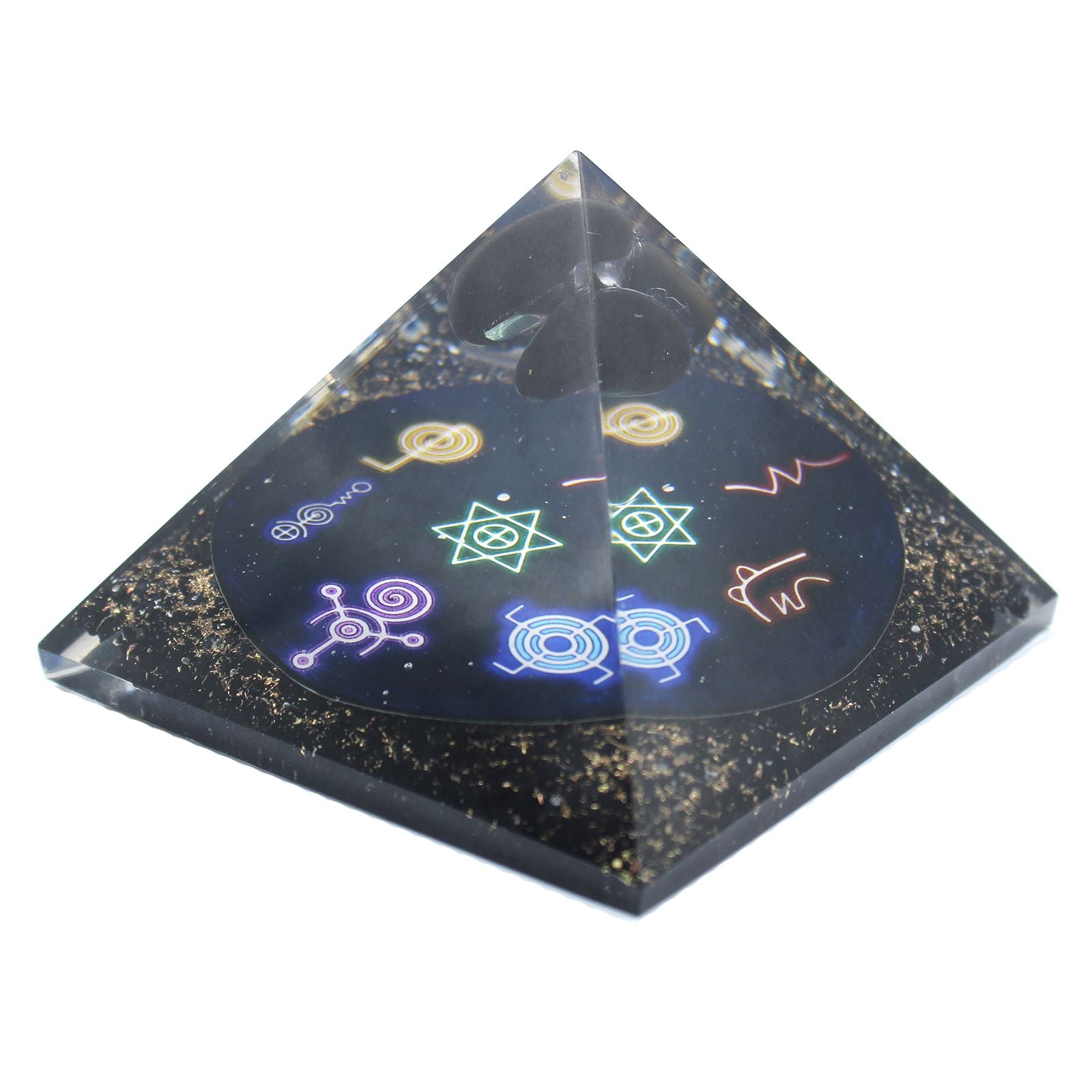 Pirâmide Orgonite Midnight Reiki
