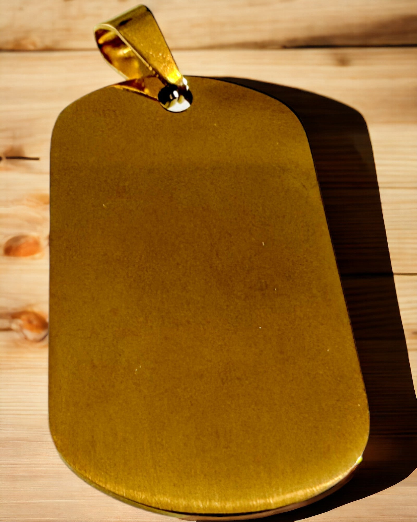 Wojskowy Wisiorek z Grawerem - Estilo Retro em Várias Cores