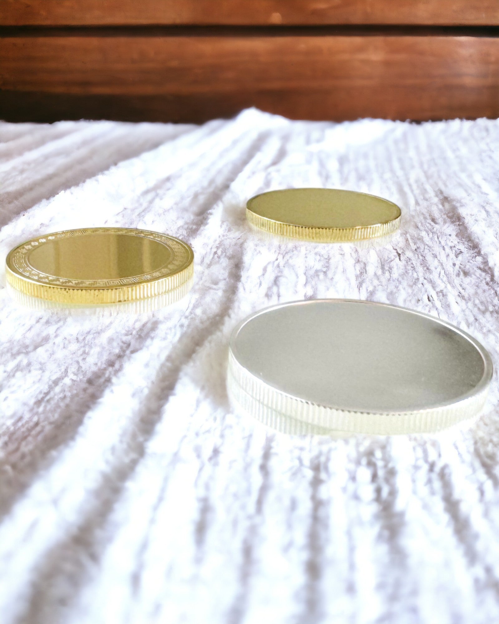 Moeda Desafio Vazia com Possibilidade de Personalização com Gravação – Colecionável, 40mm, quatro modelos