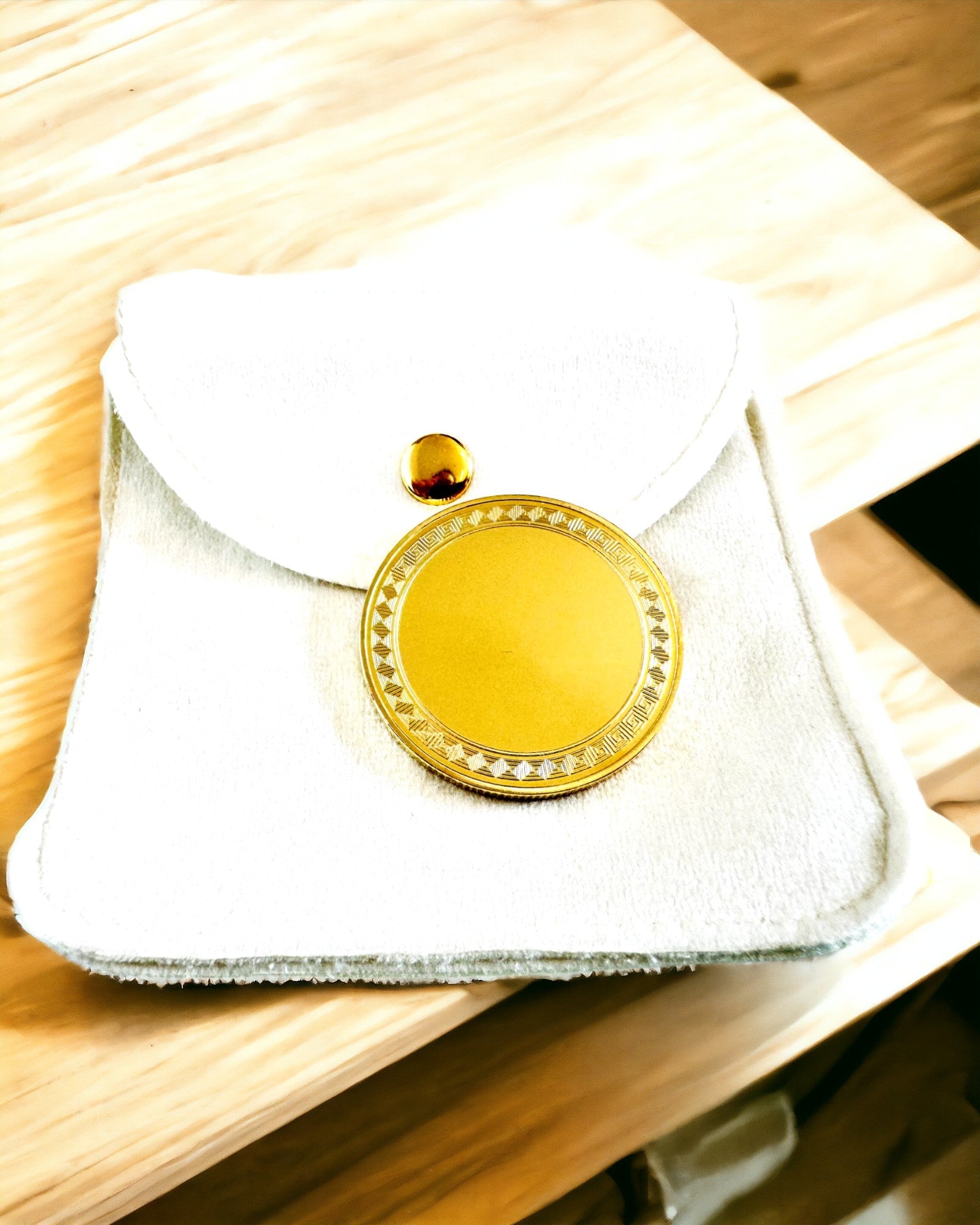 Moeda Desafio Vazia com Possibilidade de Personalização com Gravação – Colecionável, 40mm, quatro modelos