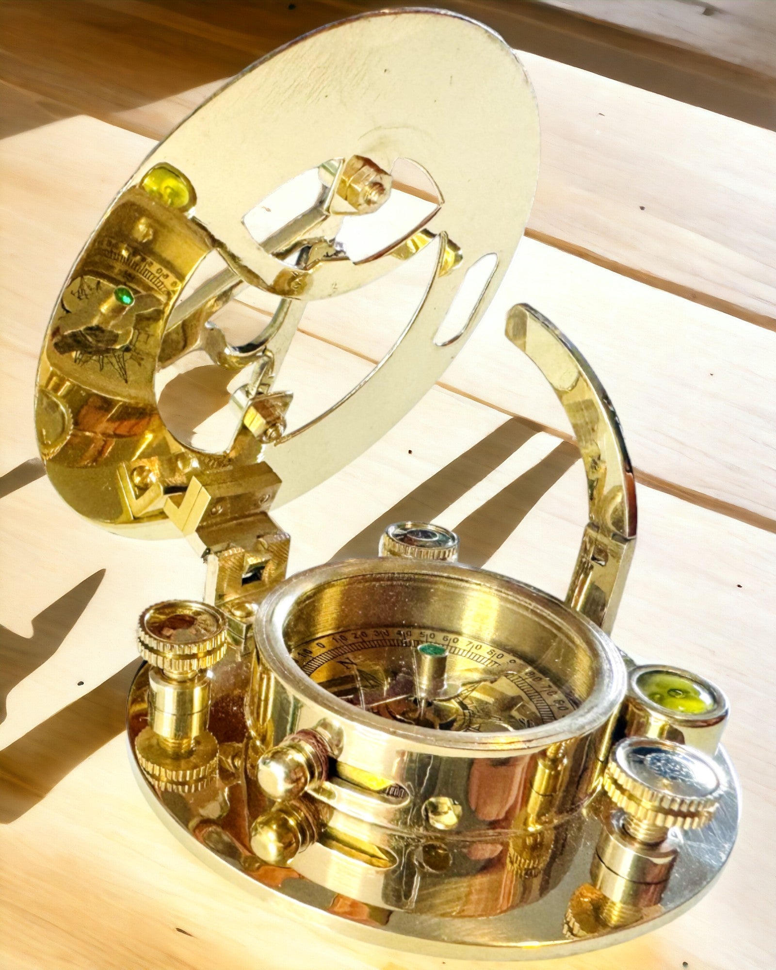 Bússola de Navegação com Sextante e Possibilidade de Personalização - Marítimo XL