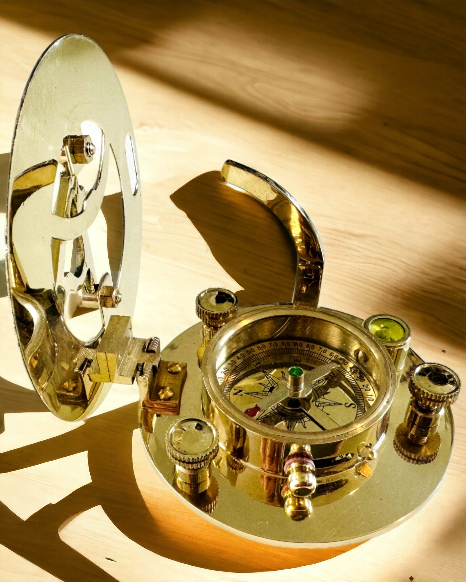Bússola de Navegação com Sextante e Possibilidade de Personalização - Marítimo XL