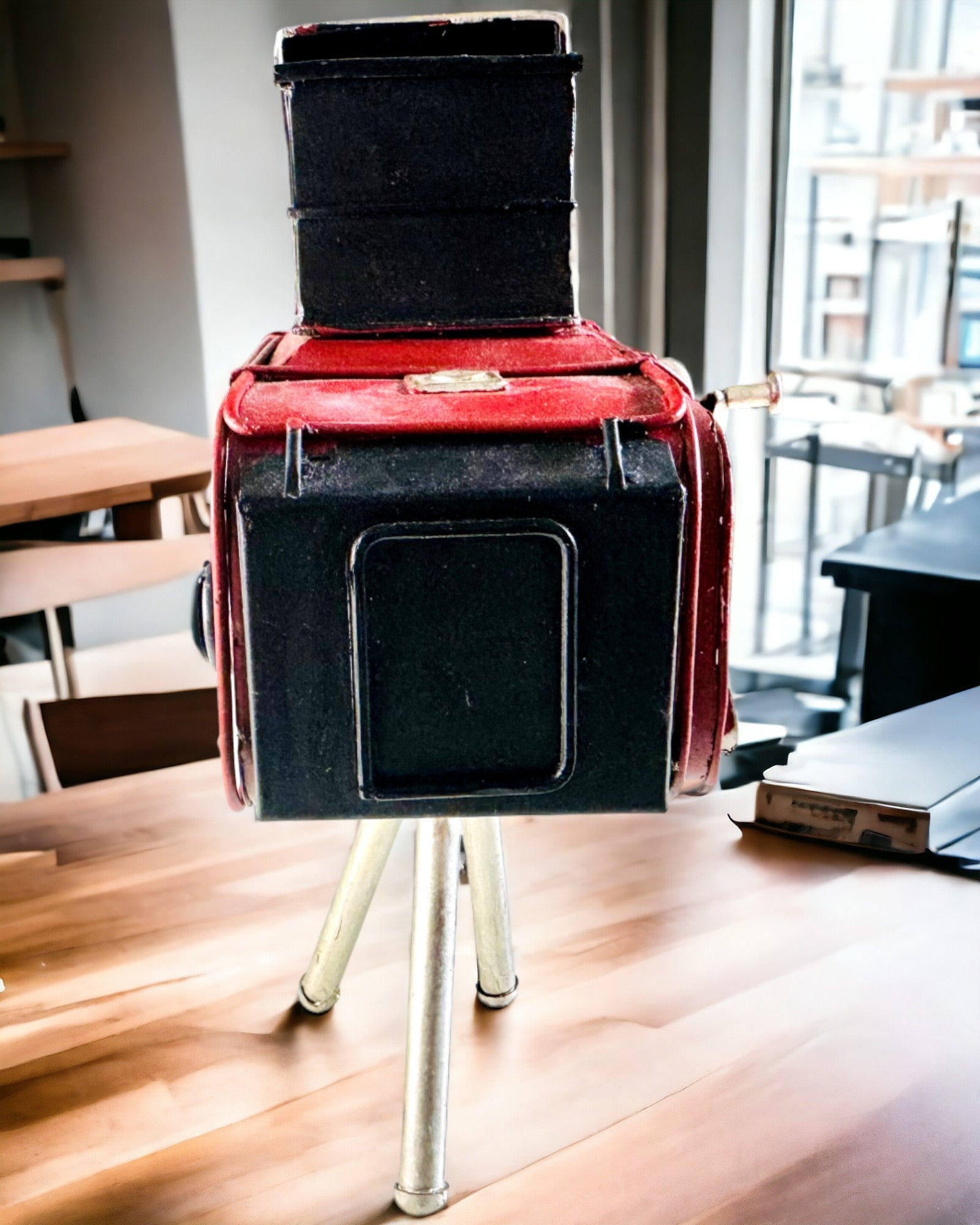 Figura Decorativa "Retro Kamera Keystone" com Possibilidade de Gravação