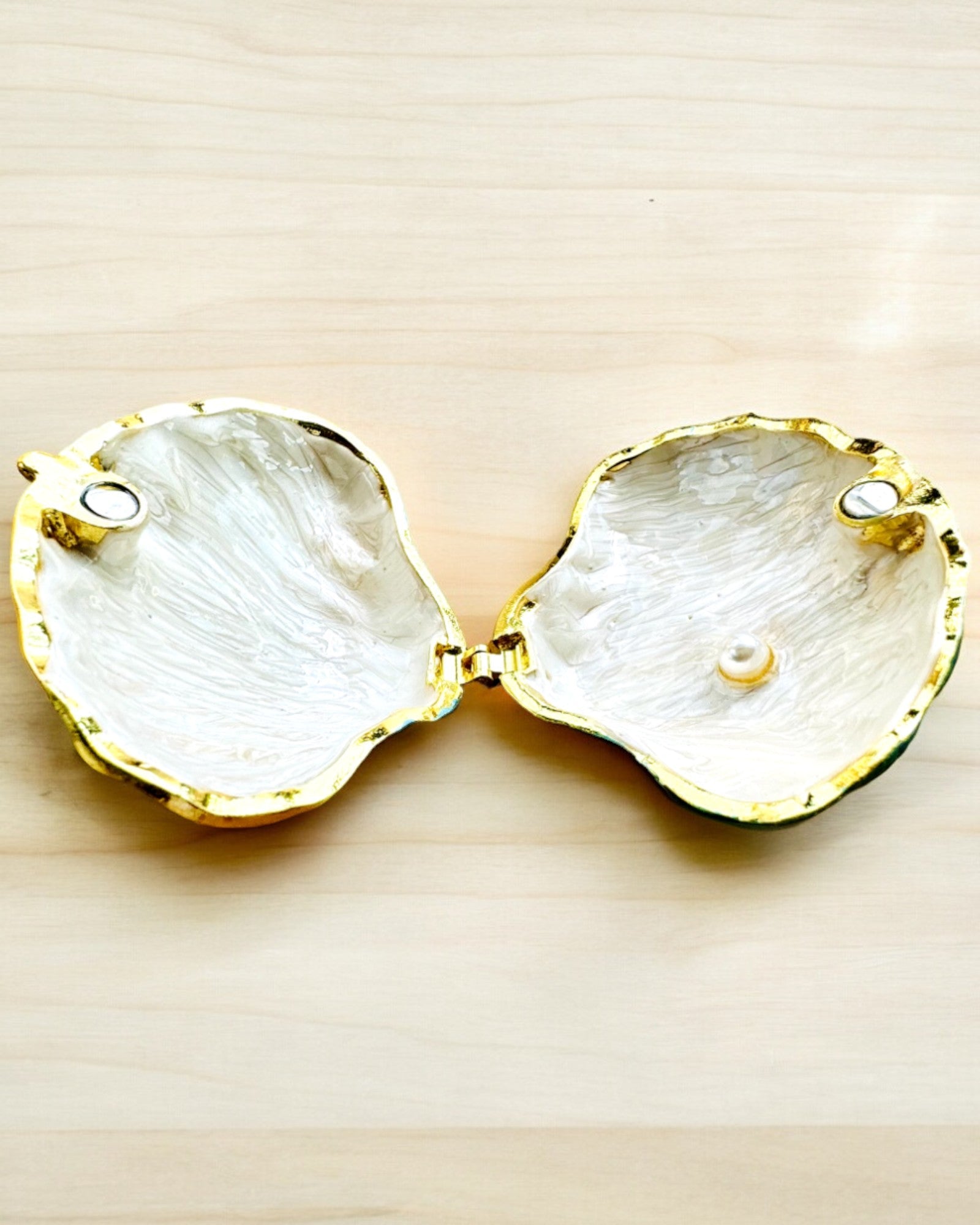 Skarbiec Wspomnień Muszelka - Cofre para Joias com possibilidade de personalização com gravação, presente