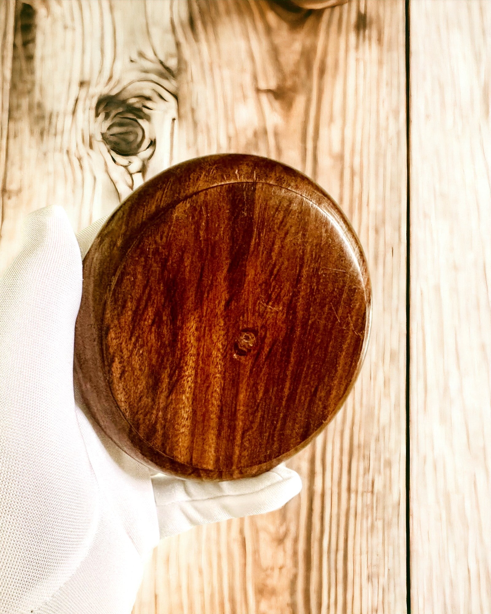 Bússola Náutica de Madeira com Possibilidade de Gravação – Feita à Mão, Artesanato