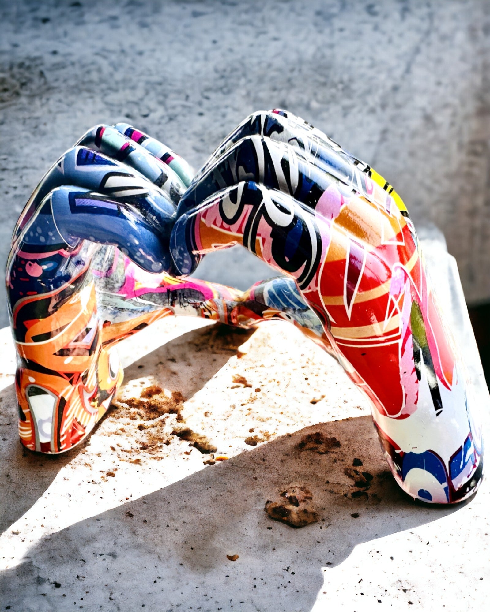 Figura decorativa Colorido Suporte Decorativo ArtBrace - possibilidade de personalização com gravação, para presente