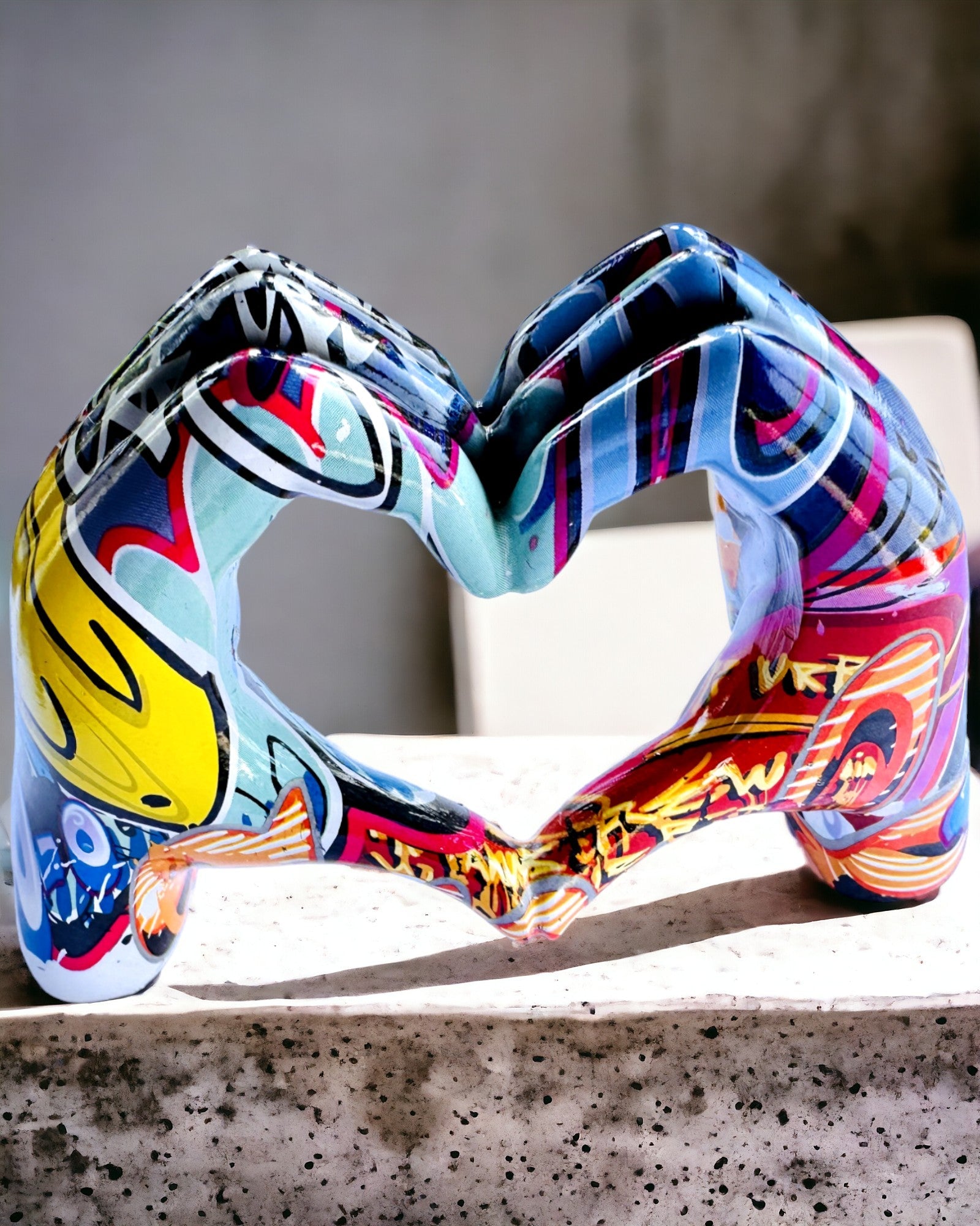 Figura decorativa Colorido Suporte Decorativo ArtBrace - possibilidade de personalização com gravação, para presente