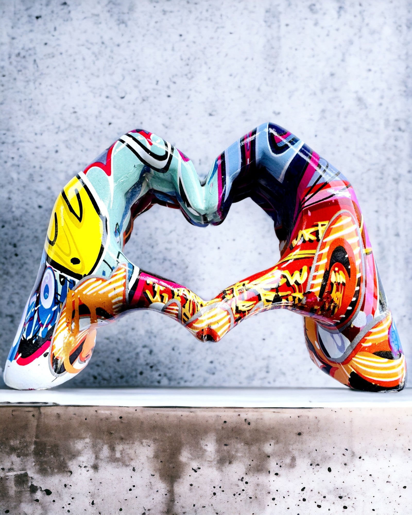 Figura decorativa Colorido Suporte Decorativo ArtBrace - possibilidade de personalização com gravação, para presente