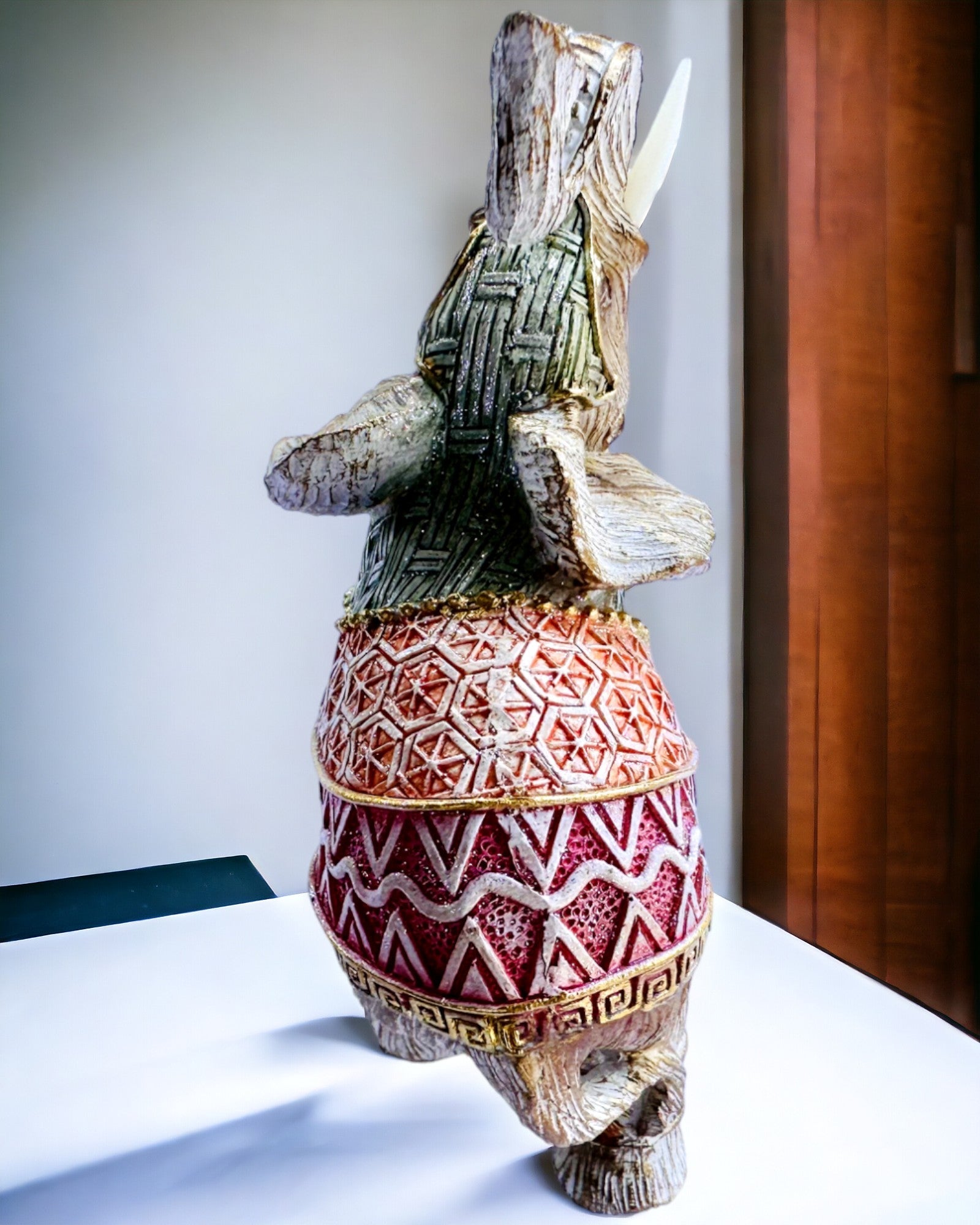 Słoniowa Stróżka – Elefante Decorativo de Resina com Possibilidade de Gravação