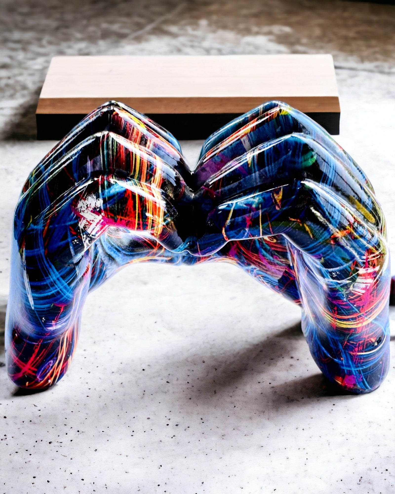 Kalejdoskop Serce – Decoração Artesanal de Resina com Possibilidade de Gravação