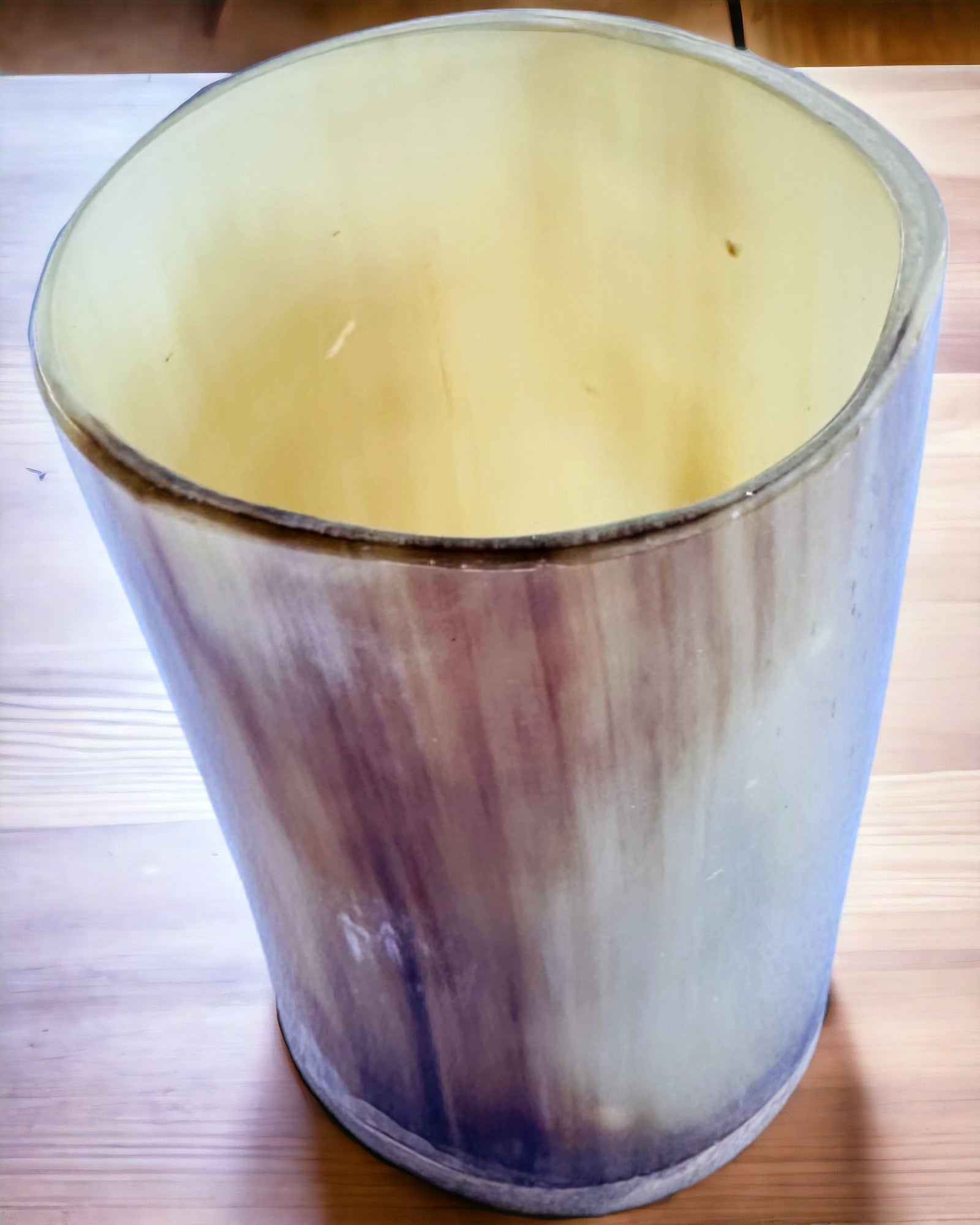 Pequeno Copo Feito à Mão com Possibilidade de Gravação, copo Indiano, possibilidade de personalização para presente, gravação. Cor clara