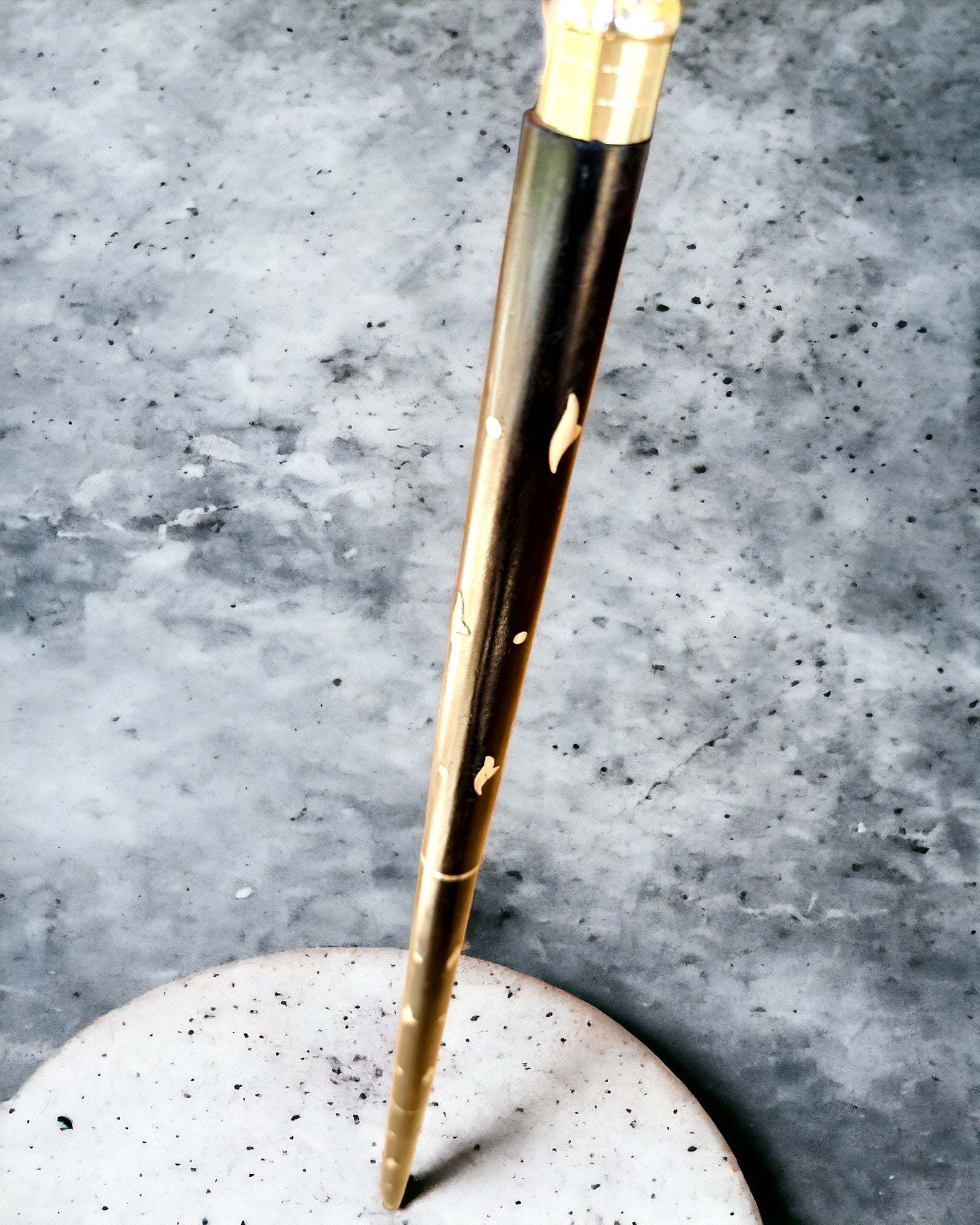 Bengala de Passeio "Jaguar Elegance" em Madeira de Manga - possibilidade de personalização com gravação