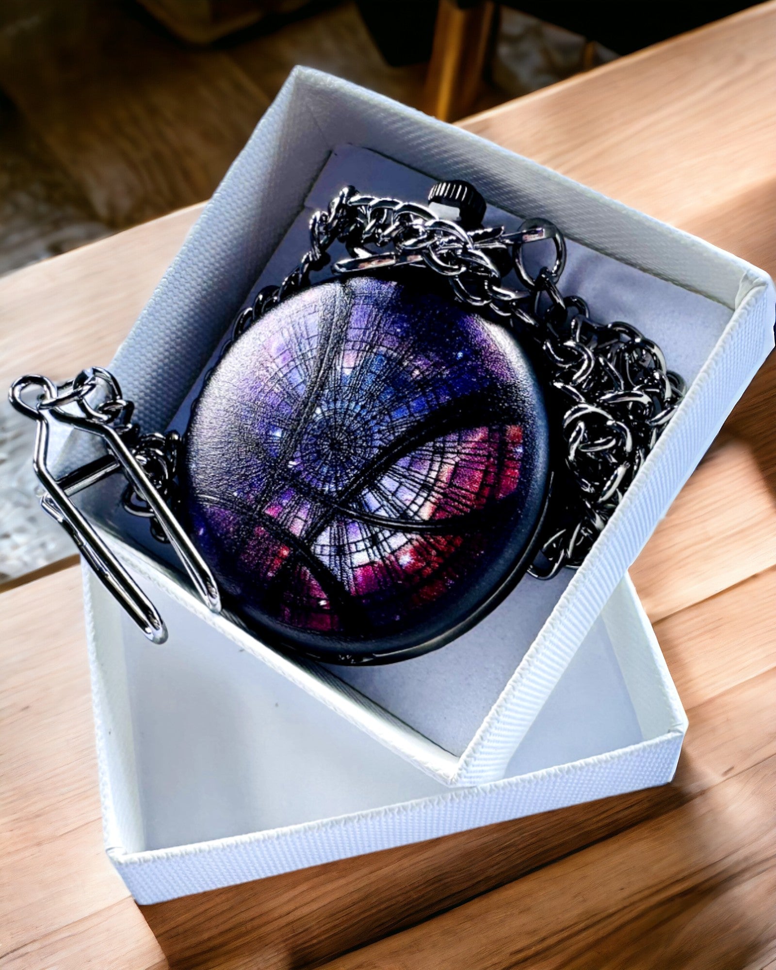 Relógio de Bolso "Galactic Vision" com Possibilidade de Gravação, presente personalizado