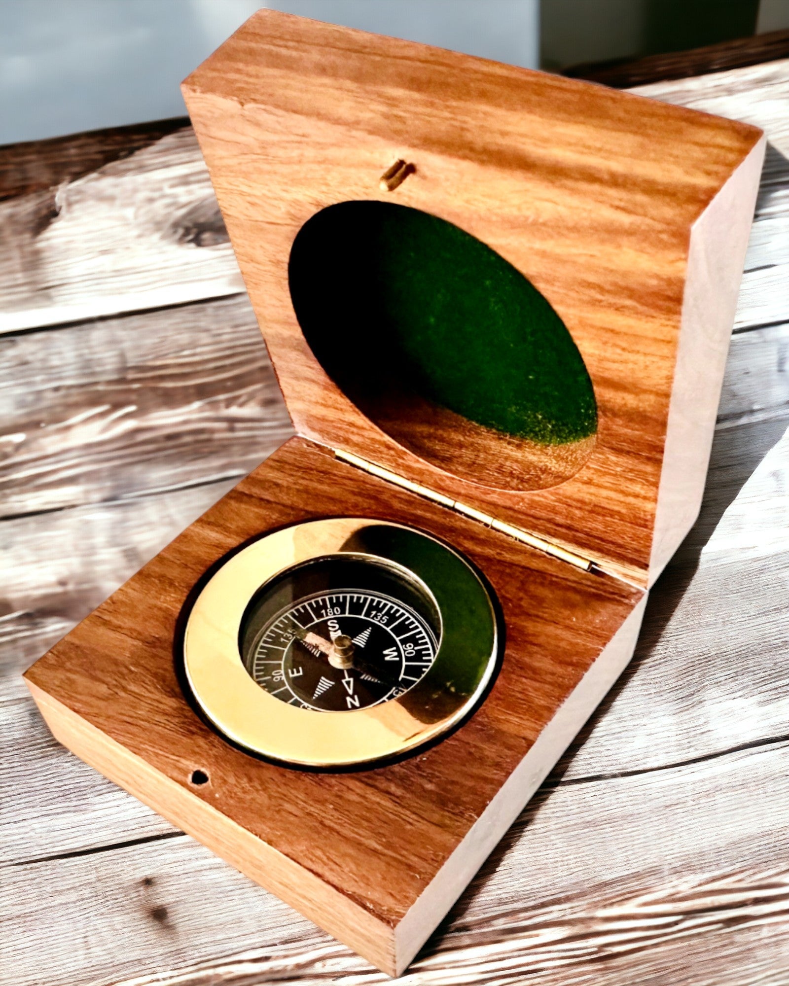 Bússola do Viajante Rajput com possibilidade de personalização - para presente