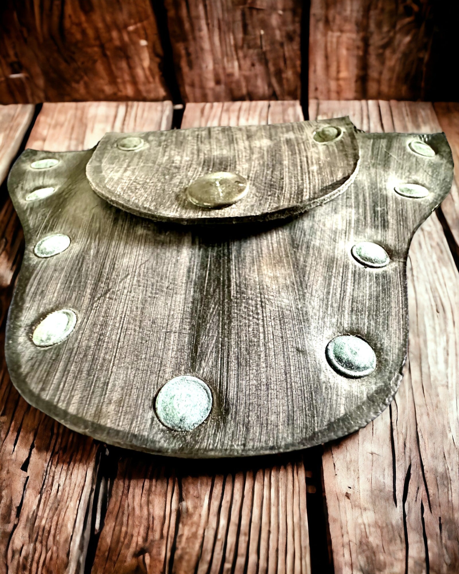 Bolsa Secreta do Duende da Floresta - Pequena Bolsa de Couro Feita à Mão