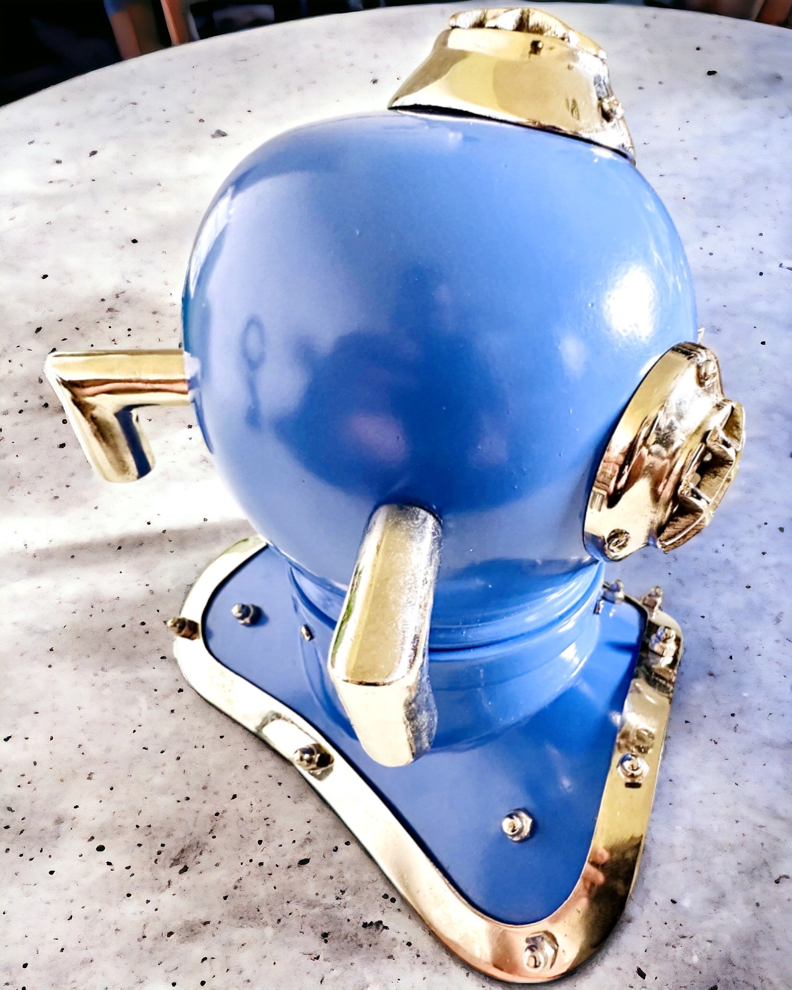 Capacete do Explorador das Profundezas - Edição de Colecionador com Opção de Gravação, 35 cm, presente para bombeiro ou mergulhador