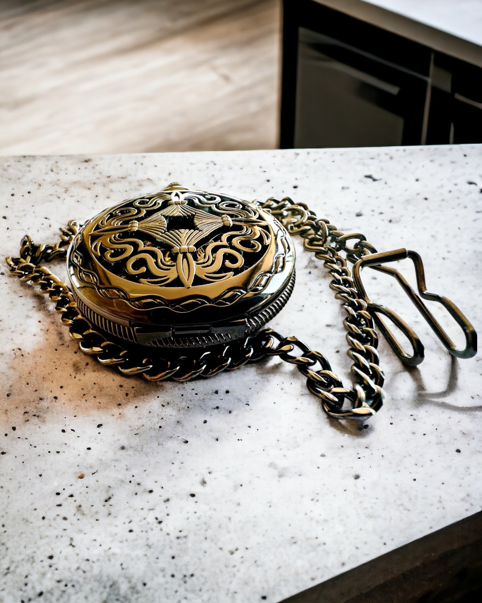 Relógio de Bolso "Czas Mistrzów" - Edição Premium com Possibilidade de Gravação