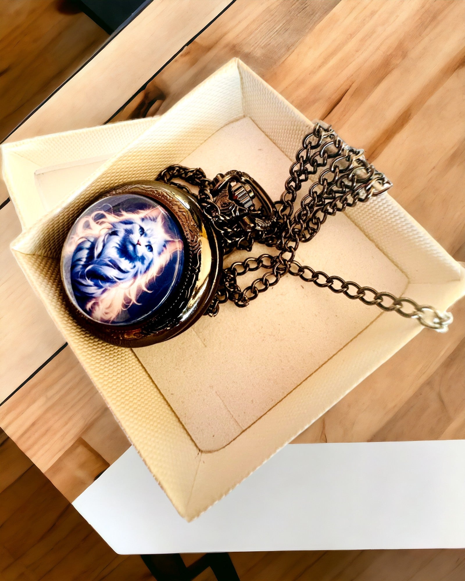 Relógio de Bolso "Gwiezdna Kotka" com Opção de Gravação, 2 variantes de cores à escolha