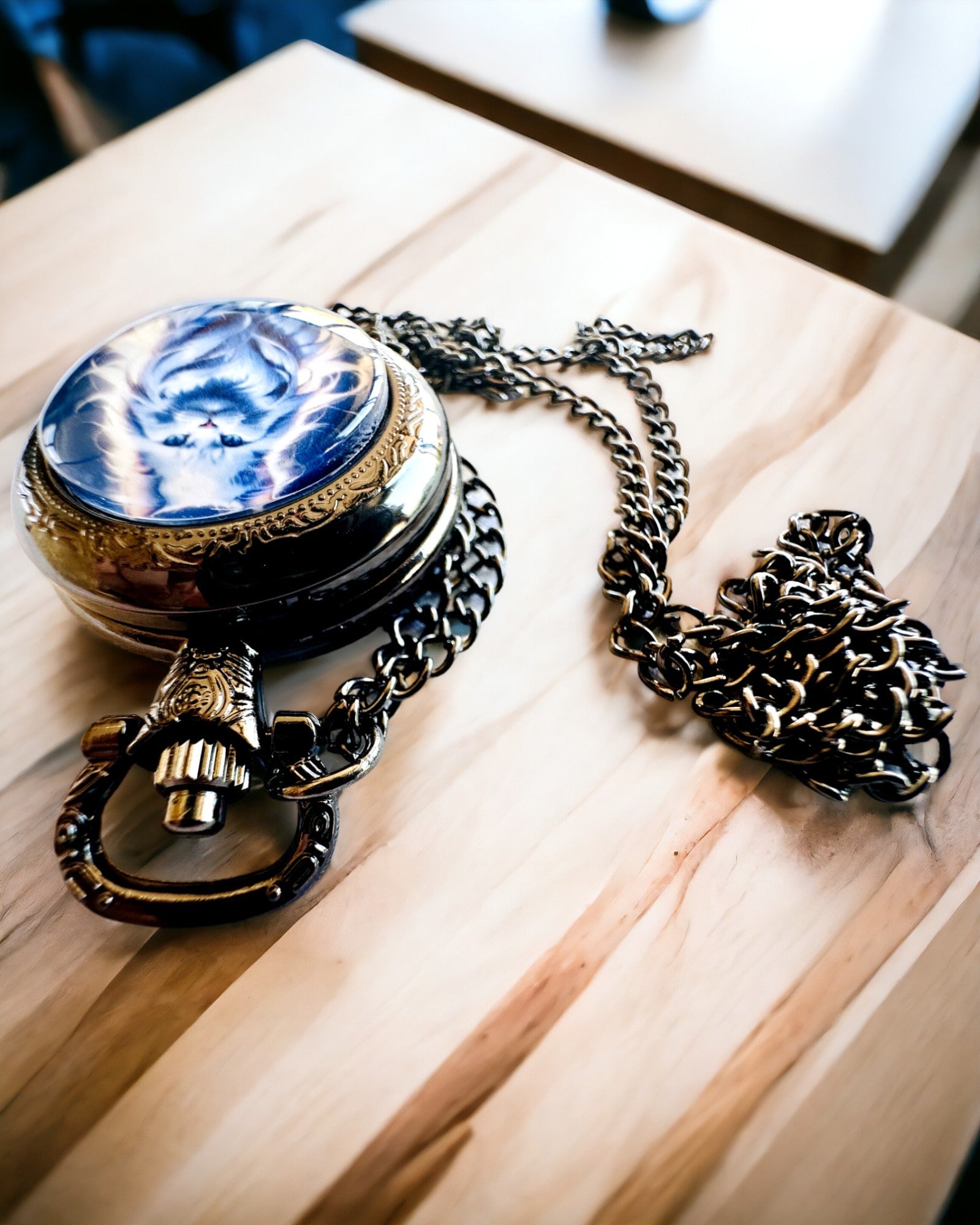 Relógio de Bolso "Gwiezdna Kotka" com Opção de Gravação, 2 variantes de cores à escolha