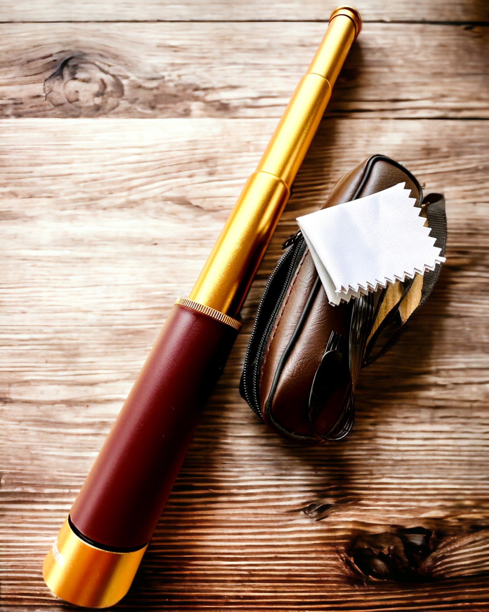 Luneta Monocular Explorer 25x30 - Telescópio Portátil e Dobrável, possibilidade de personalização com gravação