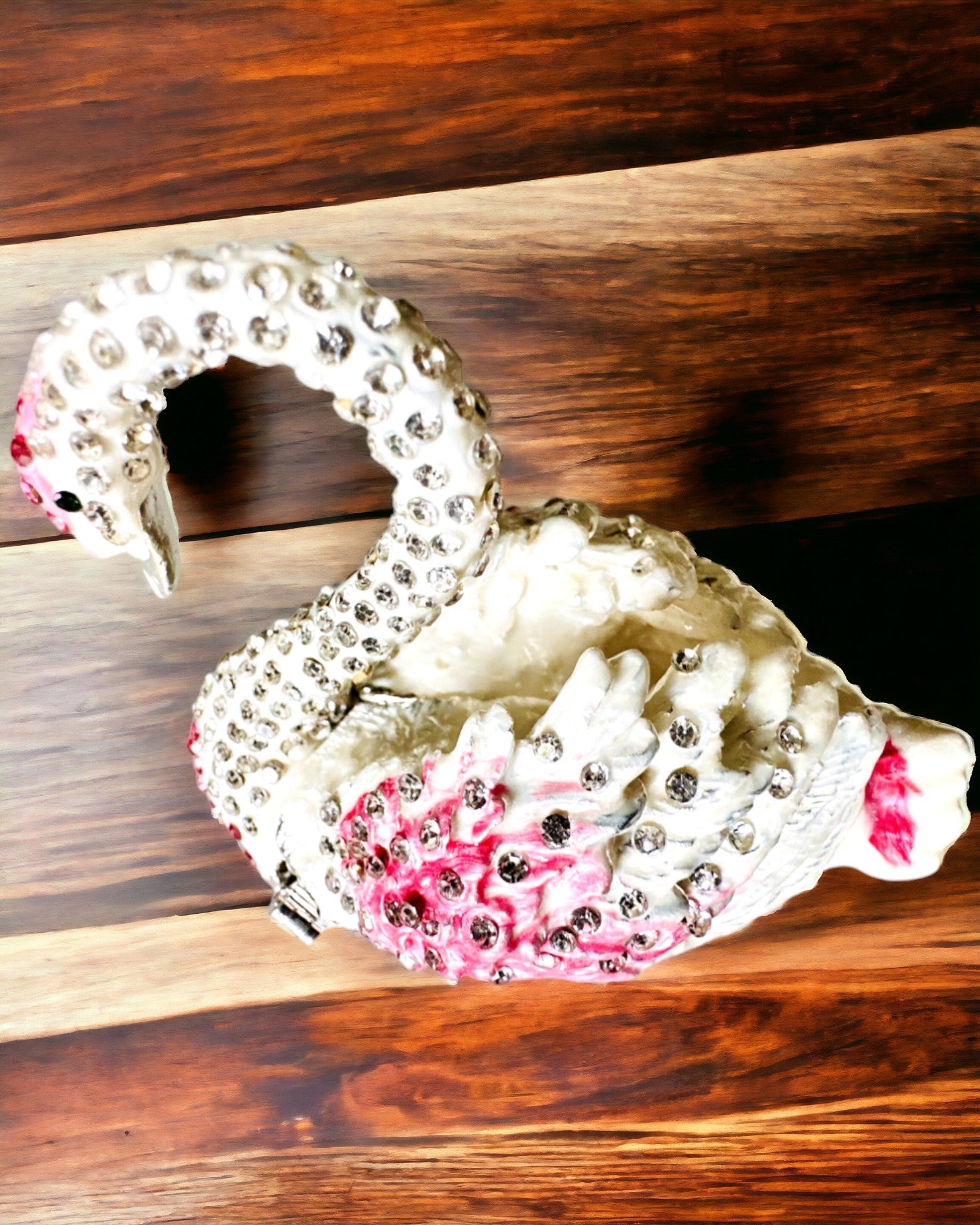 Caixa Elegante "Jóia do Cisne" - personalização com gravação