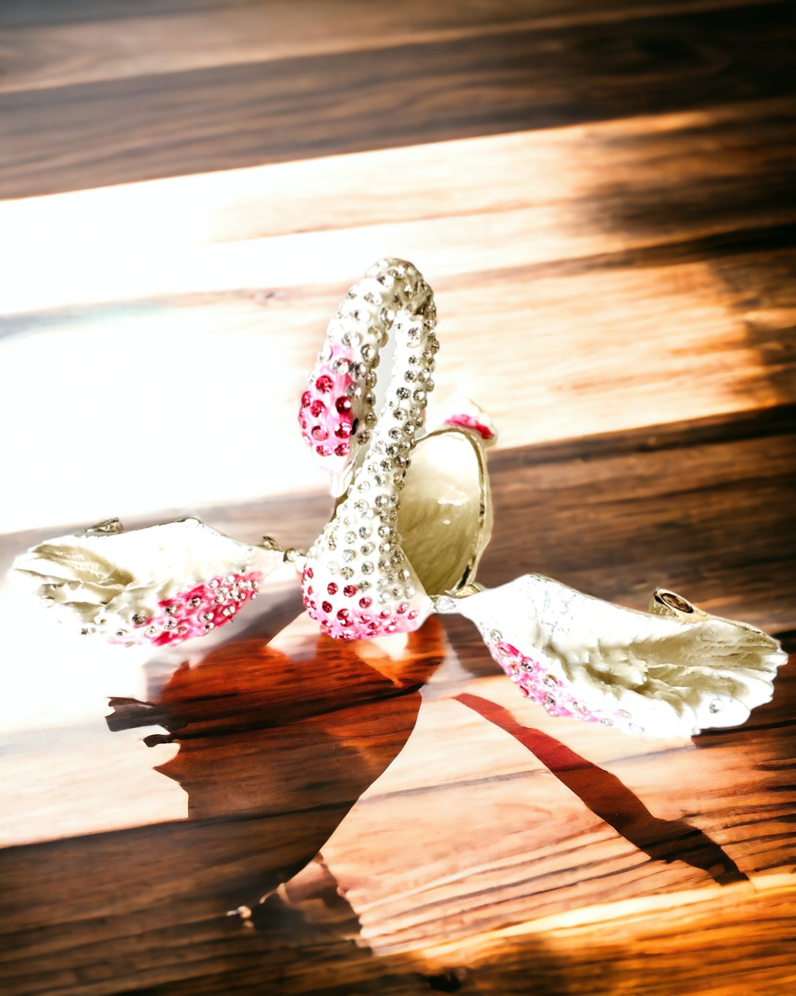 Caixa Elegante "Jóia do Cisne" - personalização com gravação