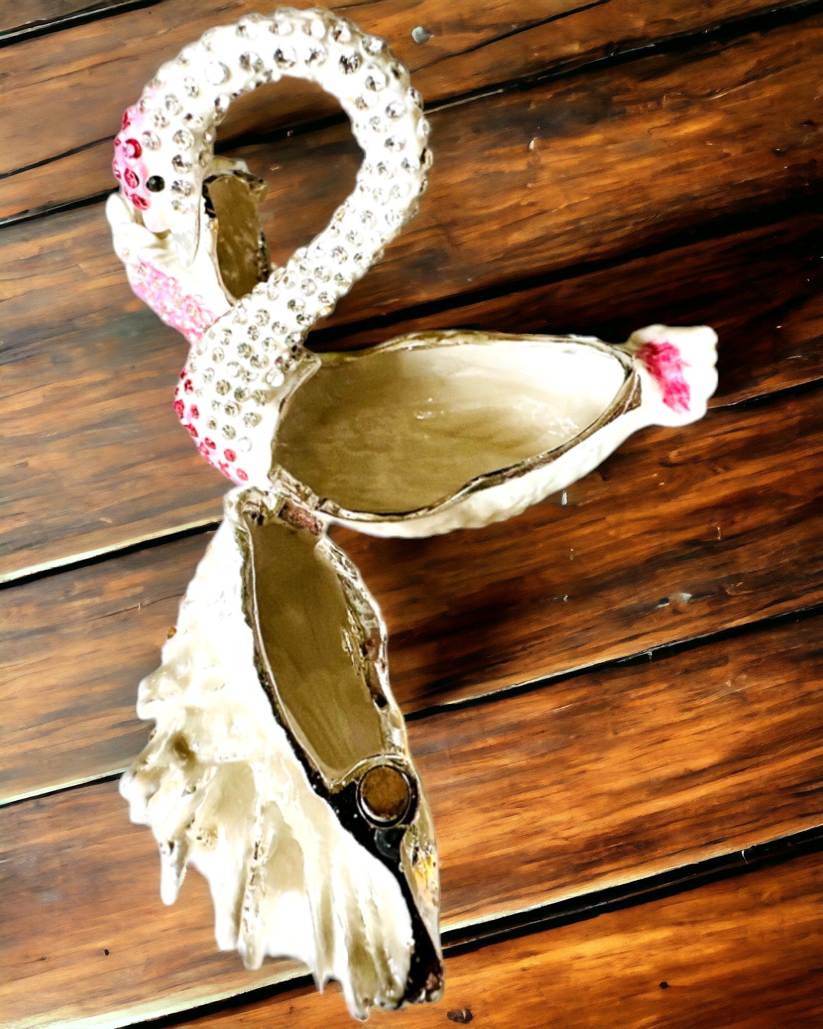 Caixa Elegante "Jóia do Cisne" - personalização com gravação