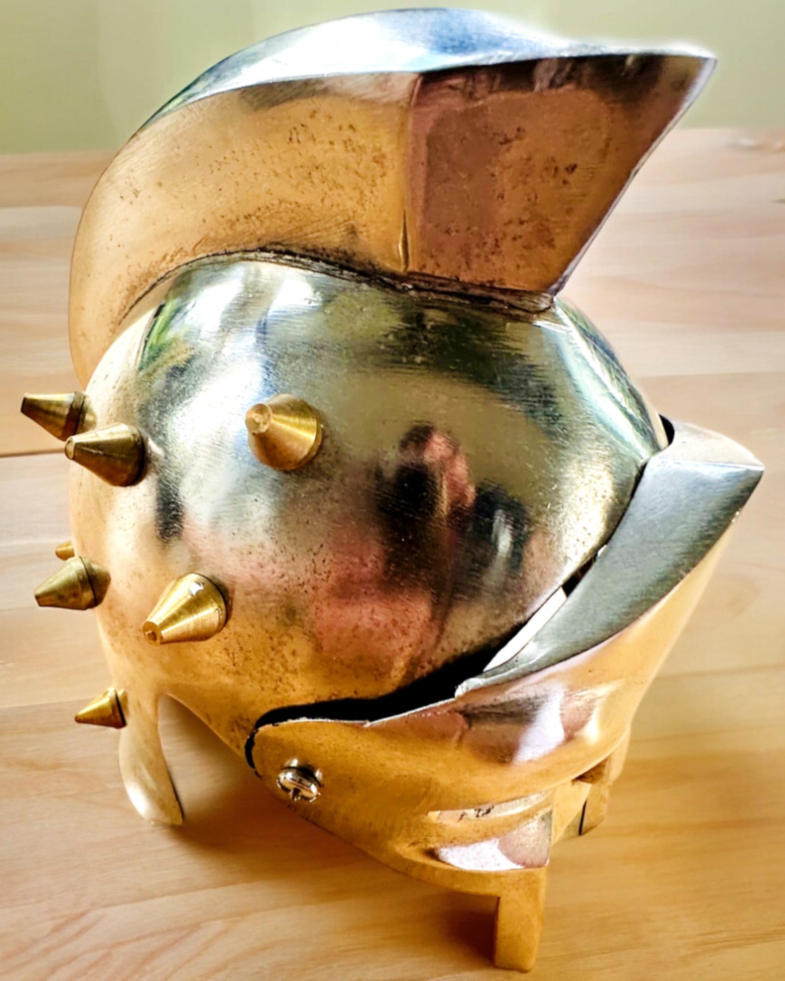 Máscara de Gladiador Cavaleiro "Sparta" - possibilidade de personalização com gravação