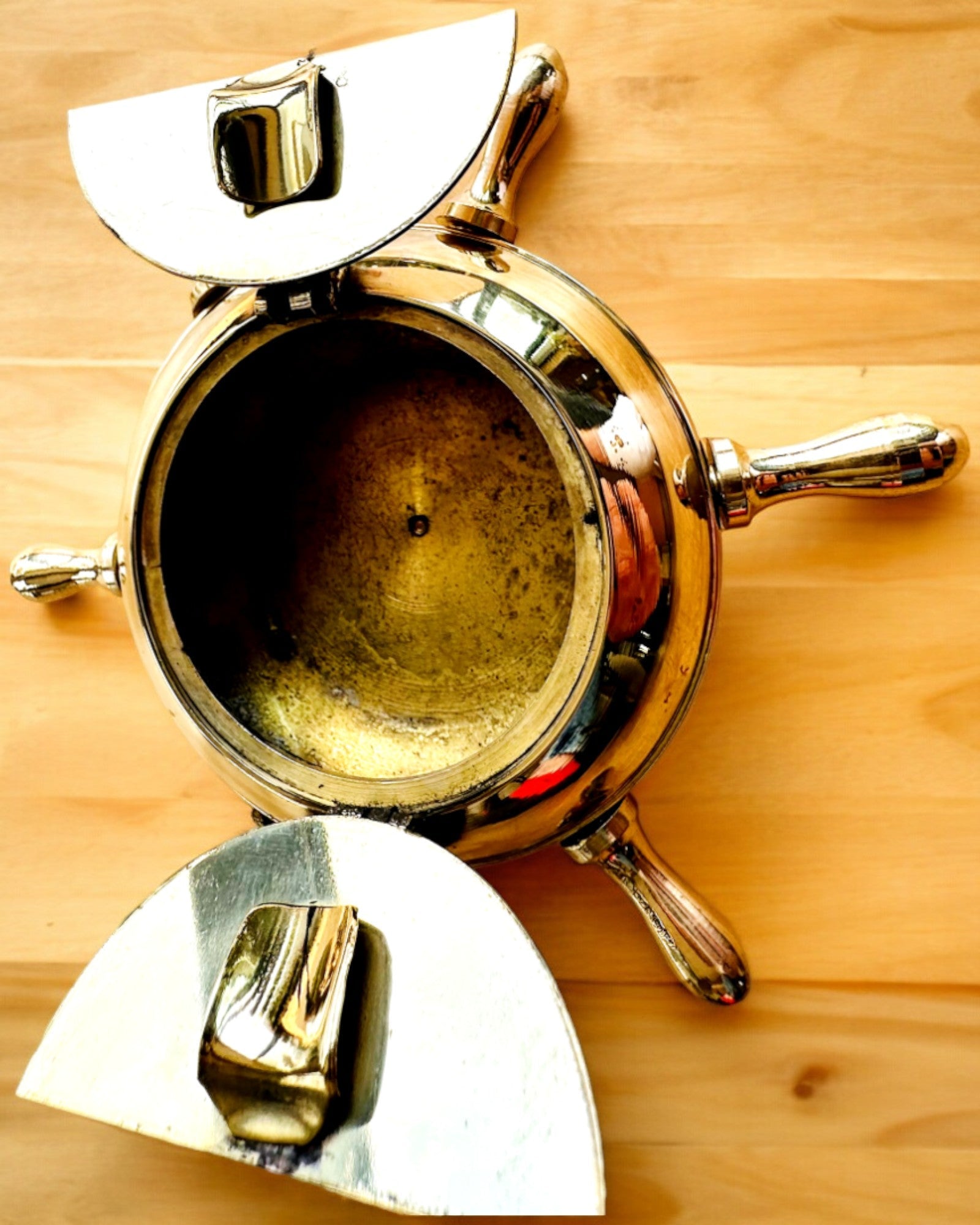 Cinzeiro de Latão do Capitão - opção de personalização para presente com gravação, feito à mão