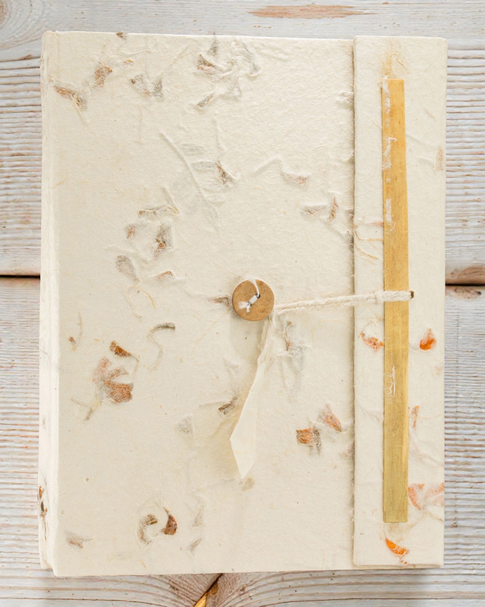 Caderno Grande Lokta Botanical Bloom – Flores (45 folhas, 21 x 15 cm)