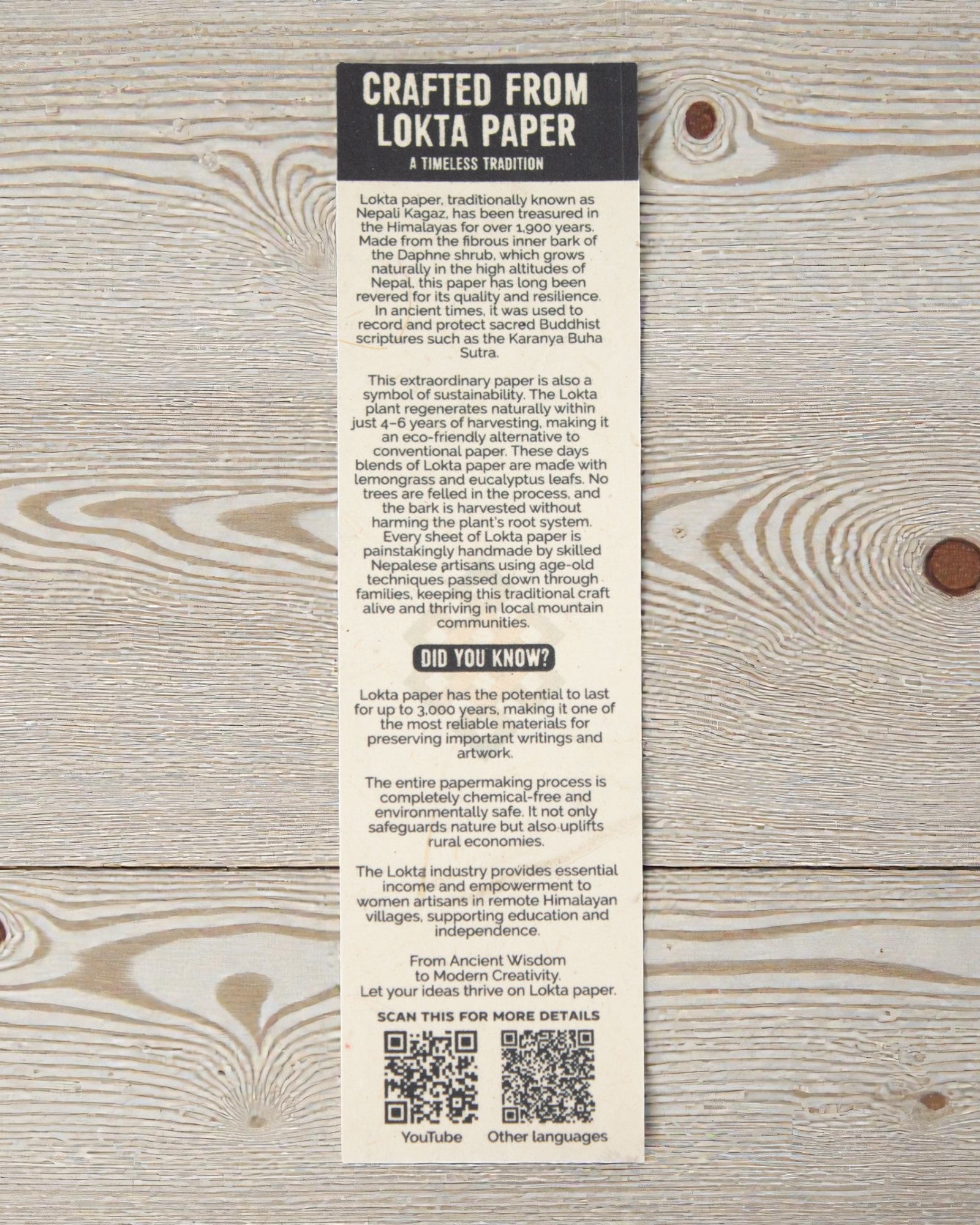 Caderno Médio Lokta Buganvília (15 x 12 cm) – 45 folhas