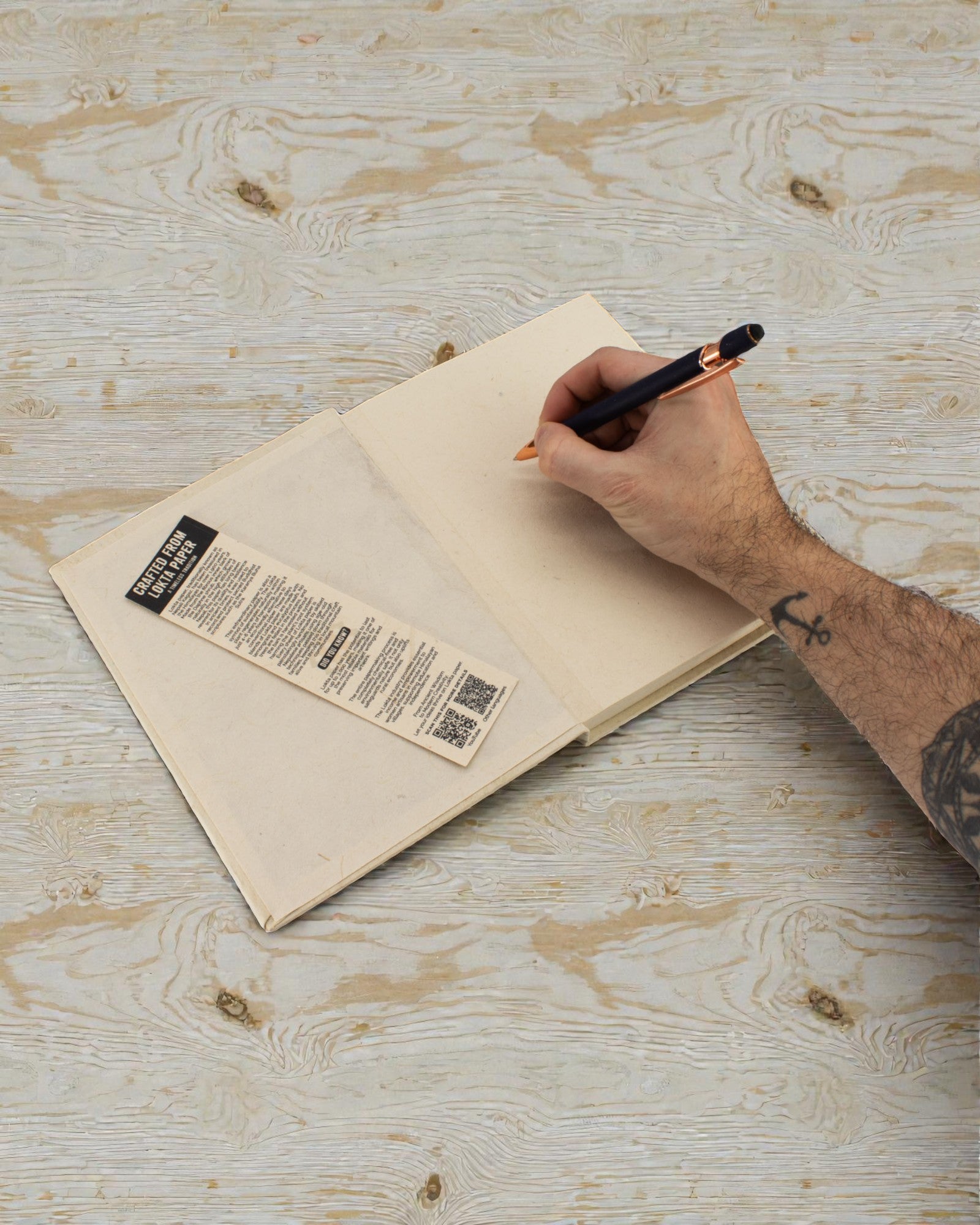 Caderno Grande Lokta Inspirações – Anota isto (21 x 15 cm, 45 folhas)