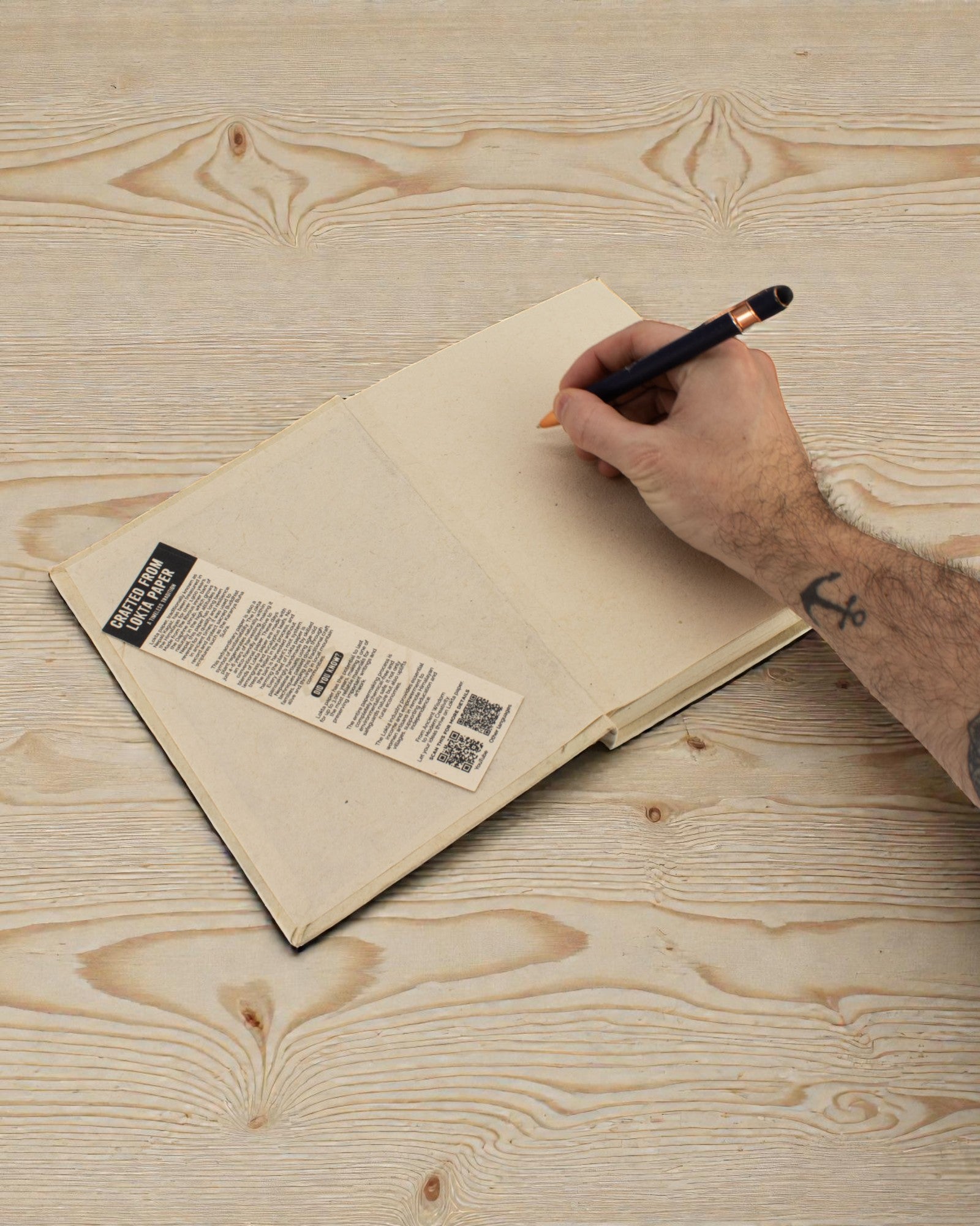 Caderno Lokta Grande Inspirações – Respiração (45 folhas, 21 x 15 cm)