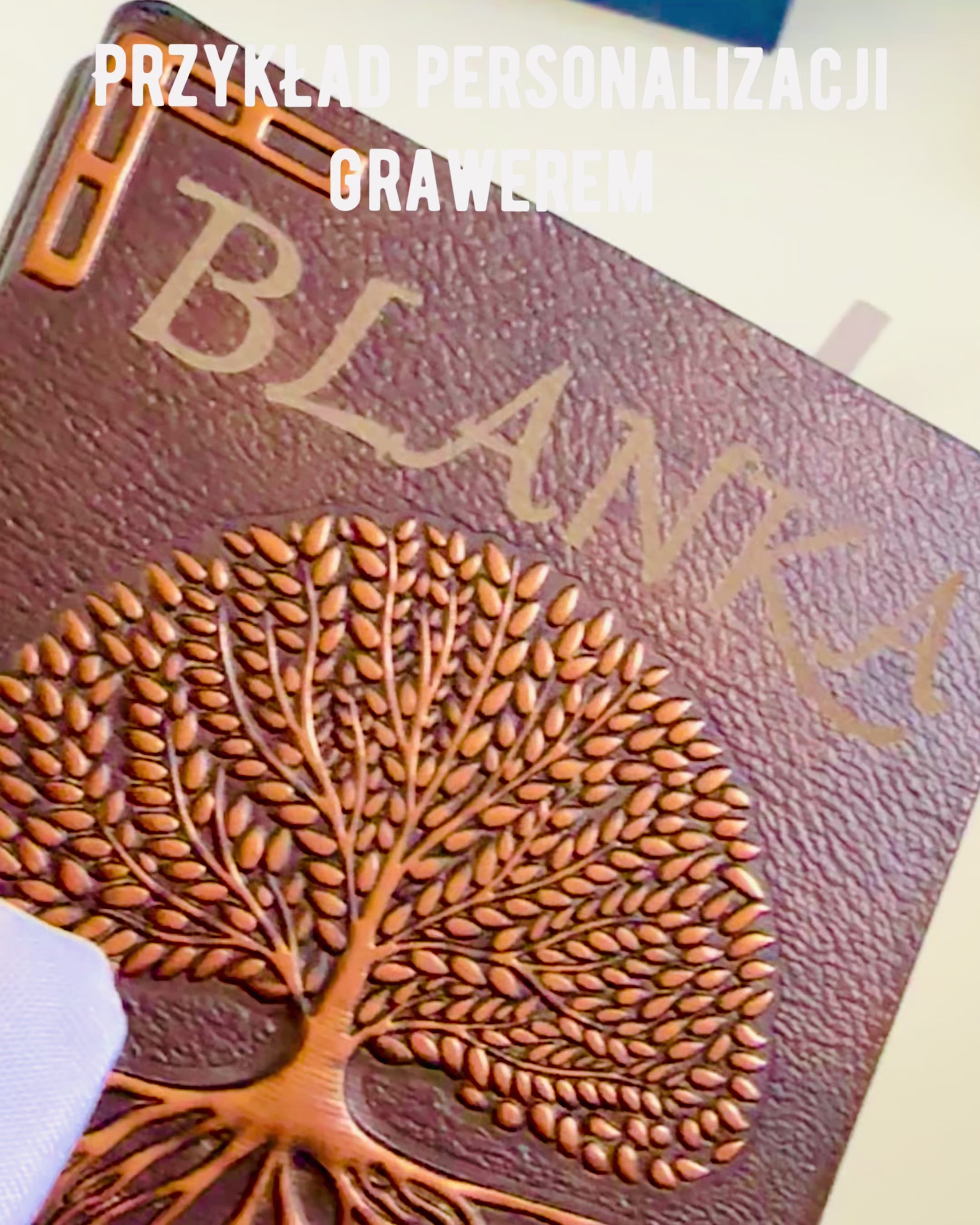 Vintage Diário "Árvore da Vida" A6 - Capa Elegante em Relevo de Pele Sintética, 100 Folhas