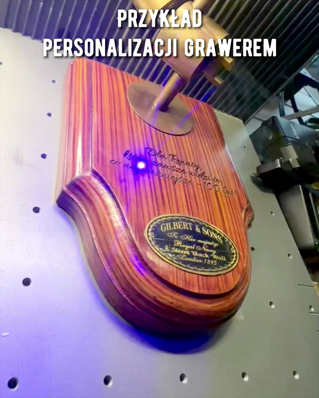 Lupa artesanal "Royal Magnifier" com base e suporte ajustável - possibilidade de personalização com gravação para presente