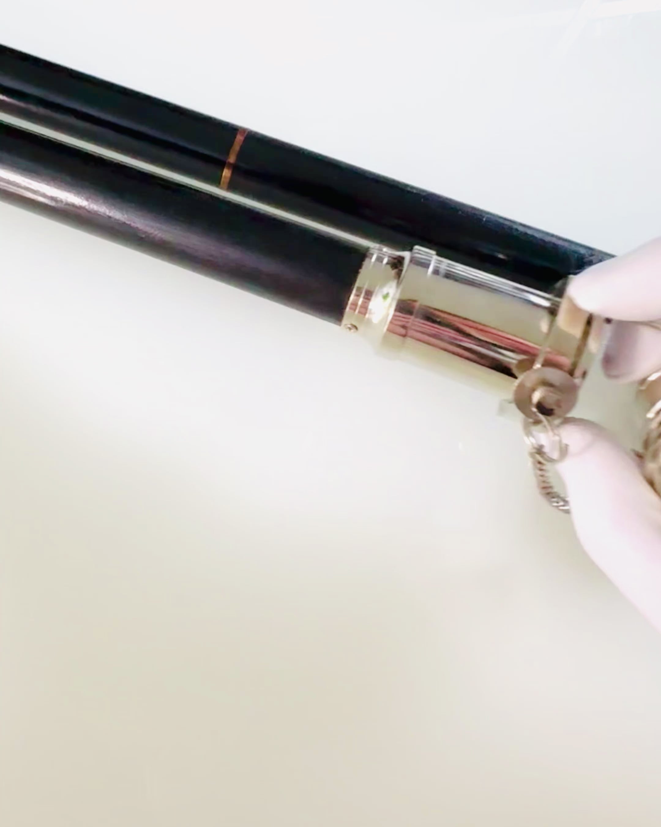 BASTÃO DE CAMINHADA COM PUNHO E FUNÇÃO DE LUNETA – ELEGANTE E MODERNO, 95 CM - capitão "Navigator's Crest"