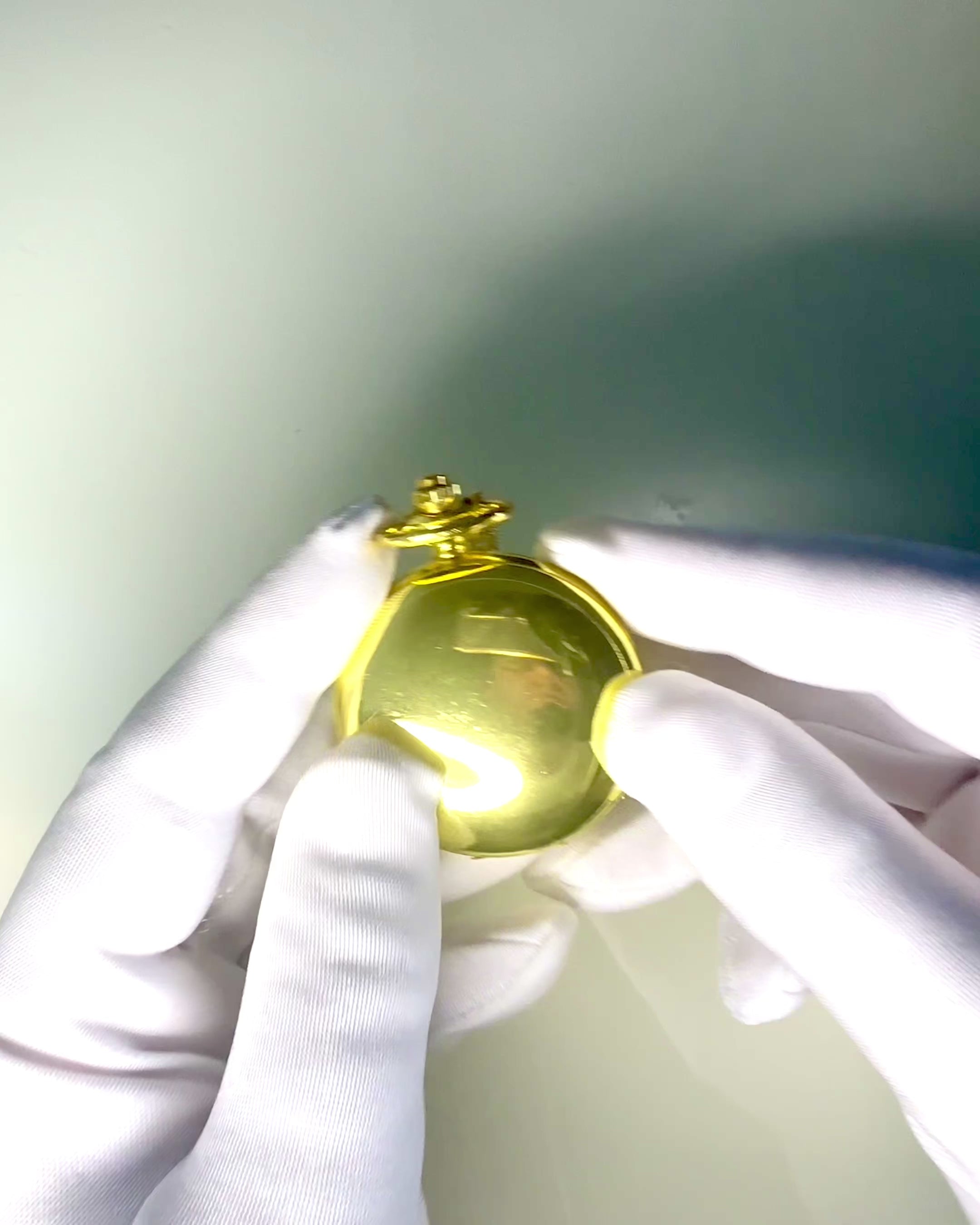 Relógio de Bolso Vintage Dourado com Possibilidade de Gravação